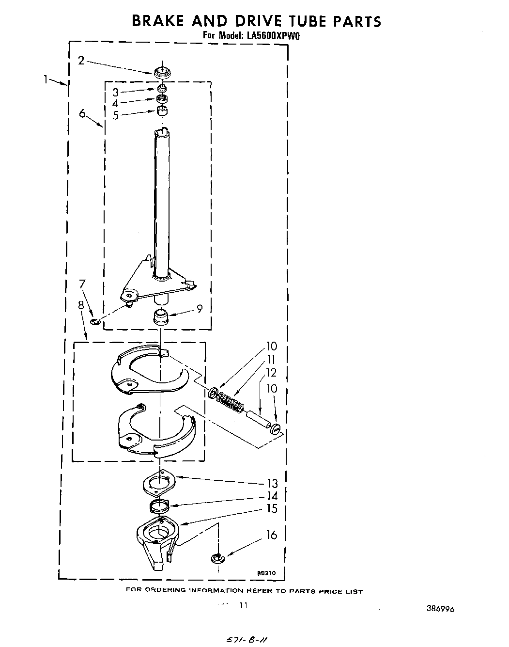 09 - BRAKE AND DRIVE TUBE