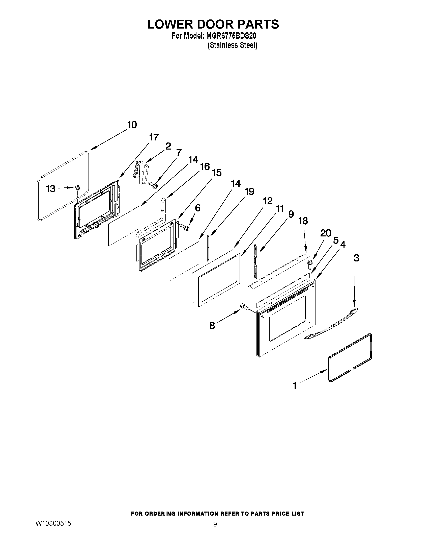 06 - LOWER DOOR PARTS