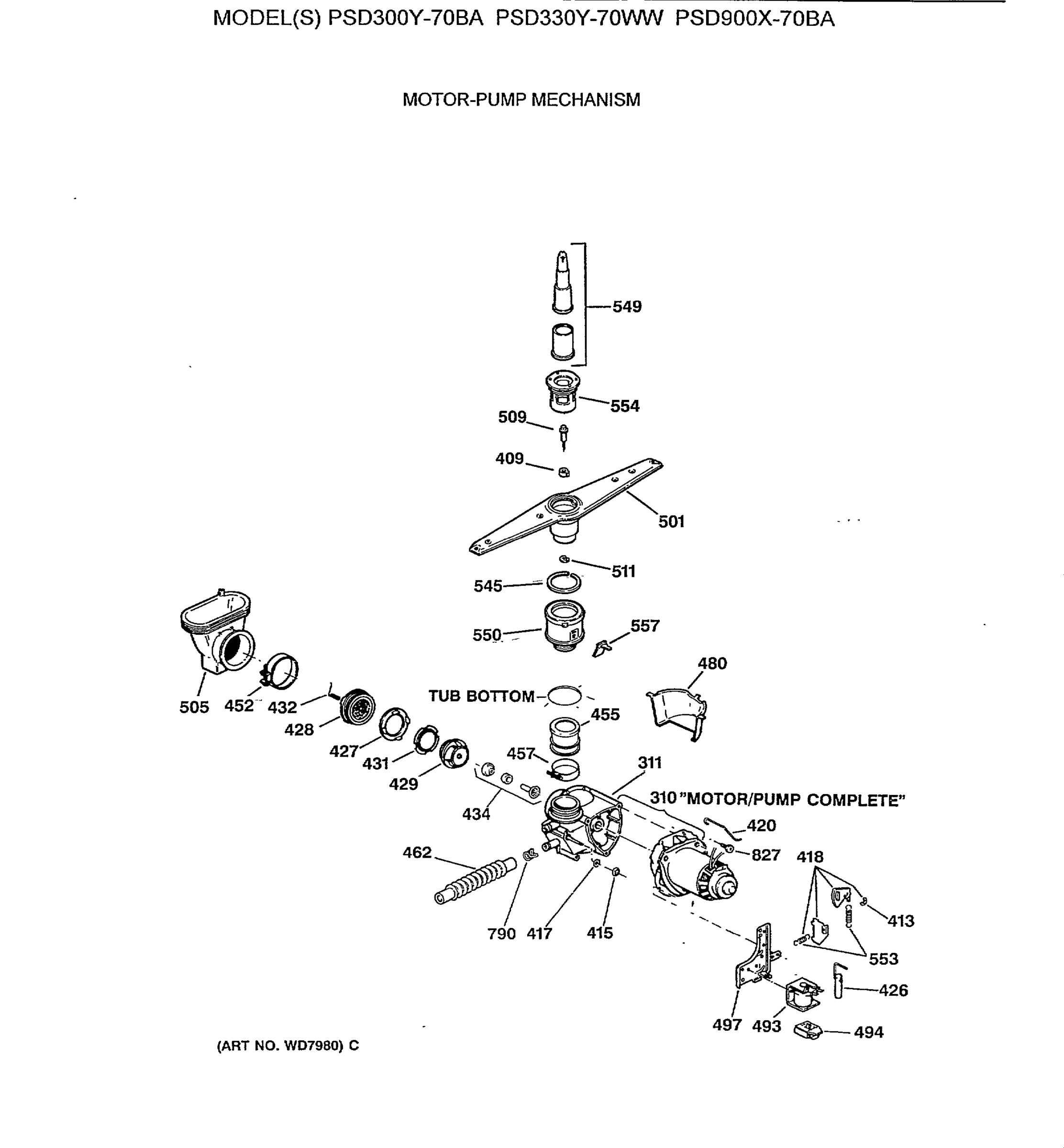 MOTOR-PUMP MECHANISM