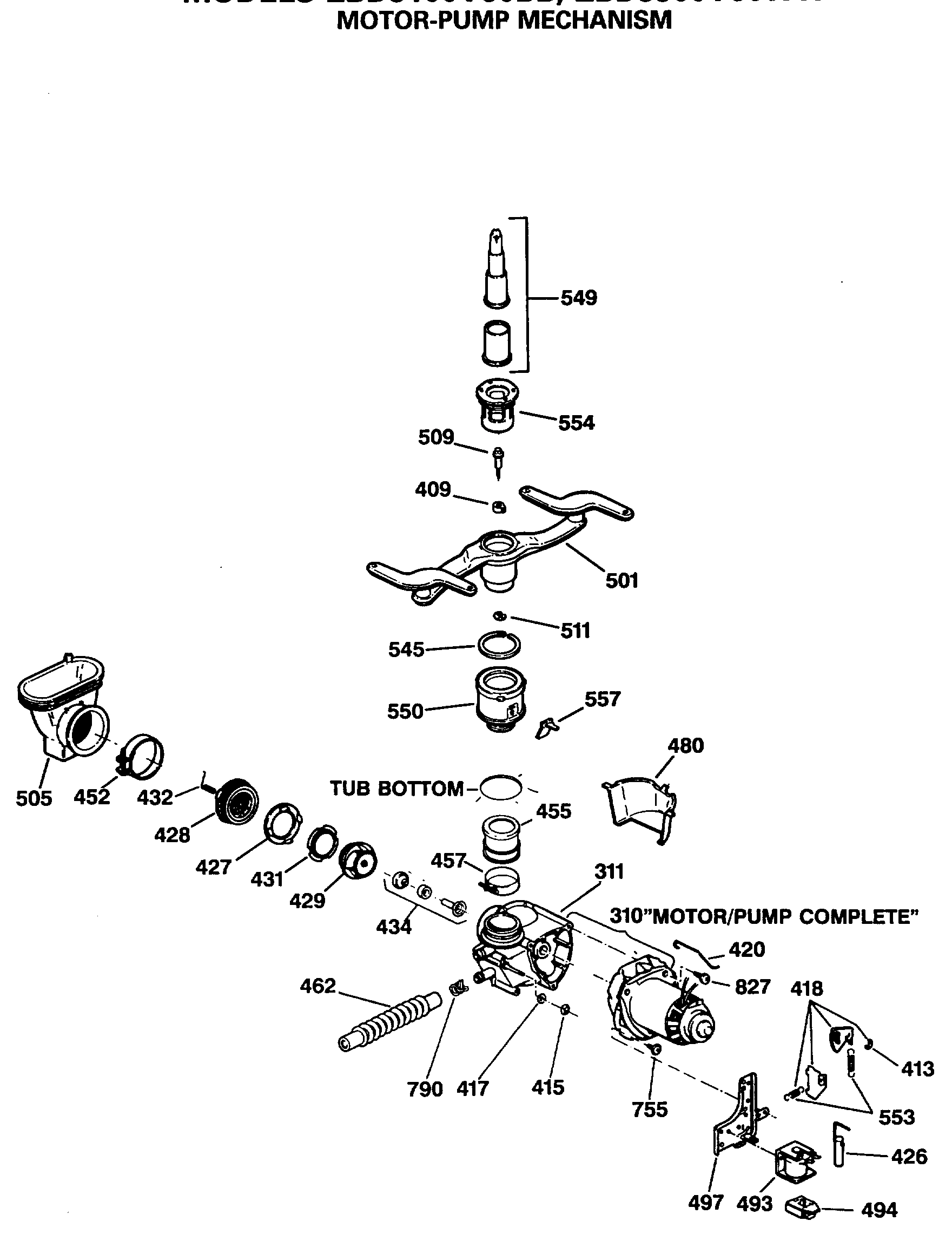 MOTOR-PUMP MECHANISM