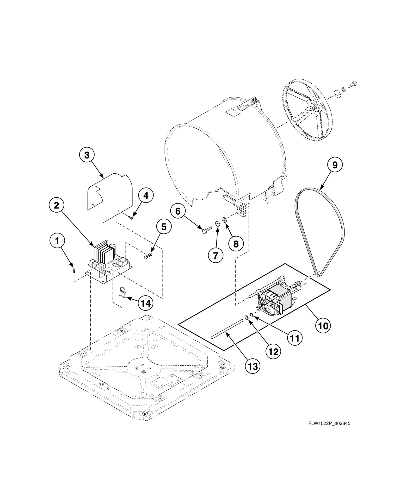 Motor and Belt