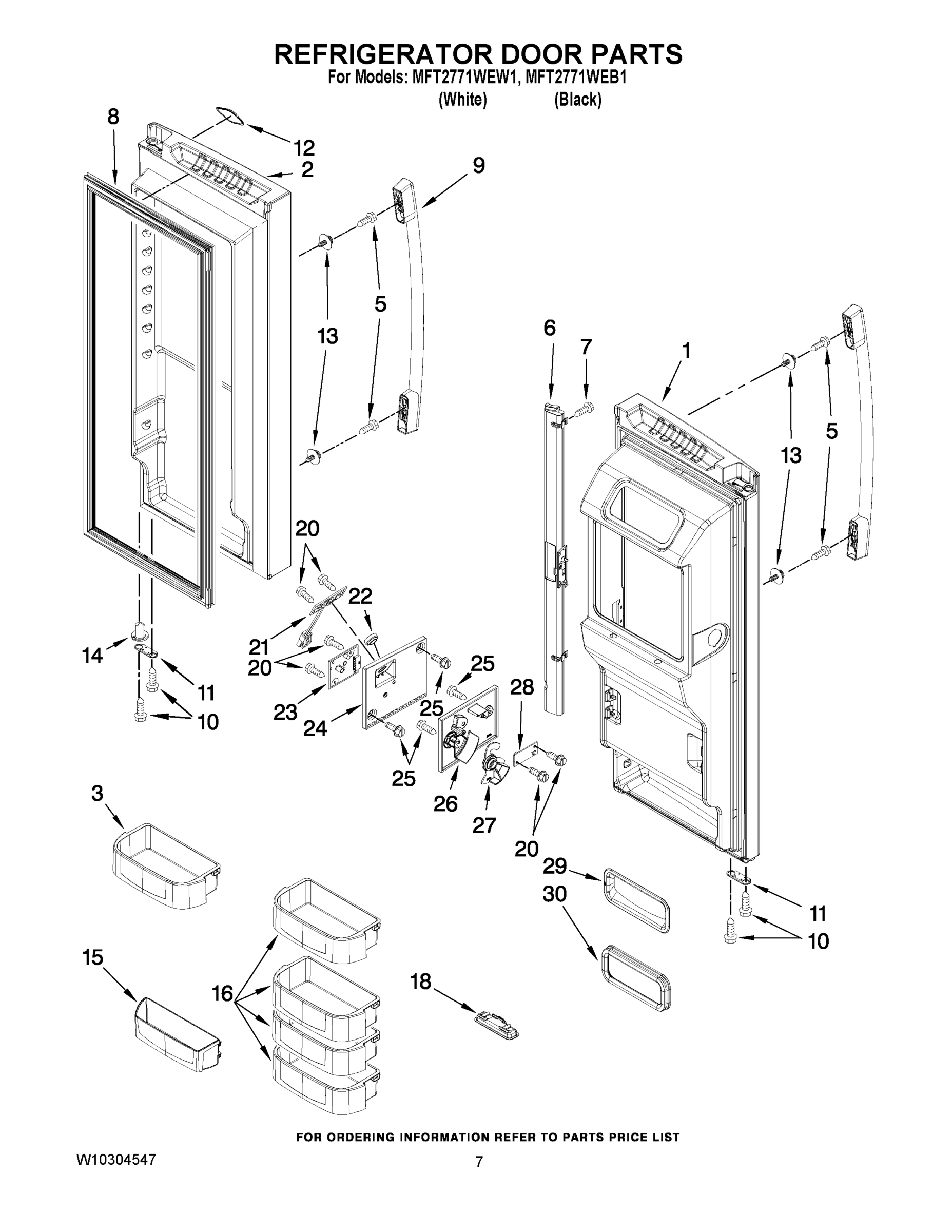 04 - REFRIGERATOR DOOR PARTS