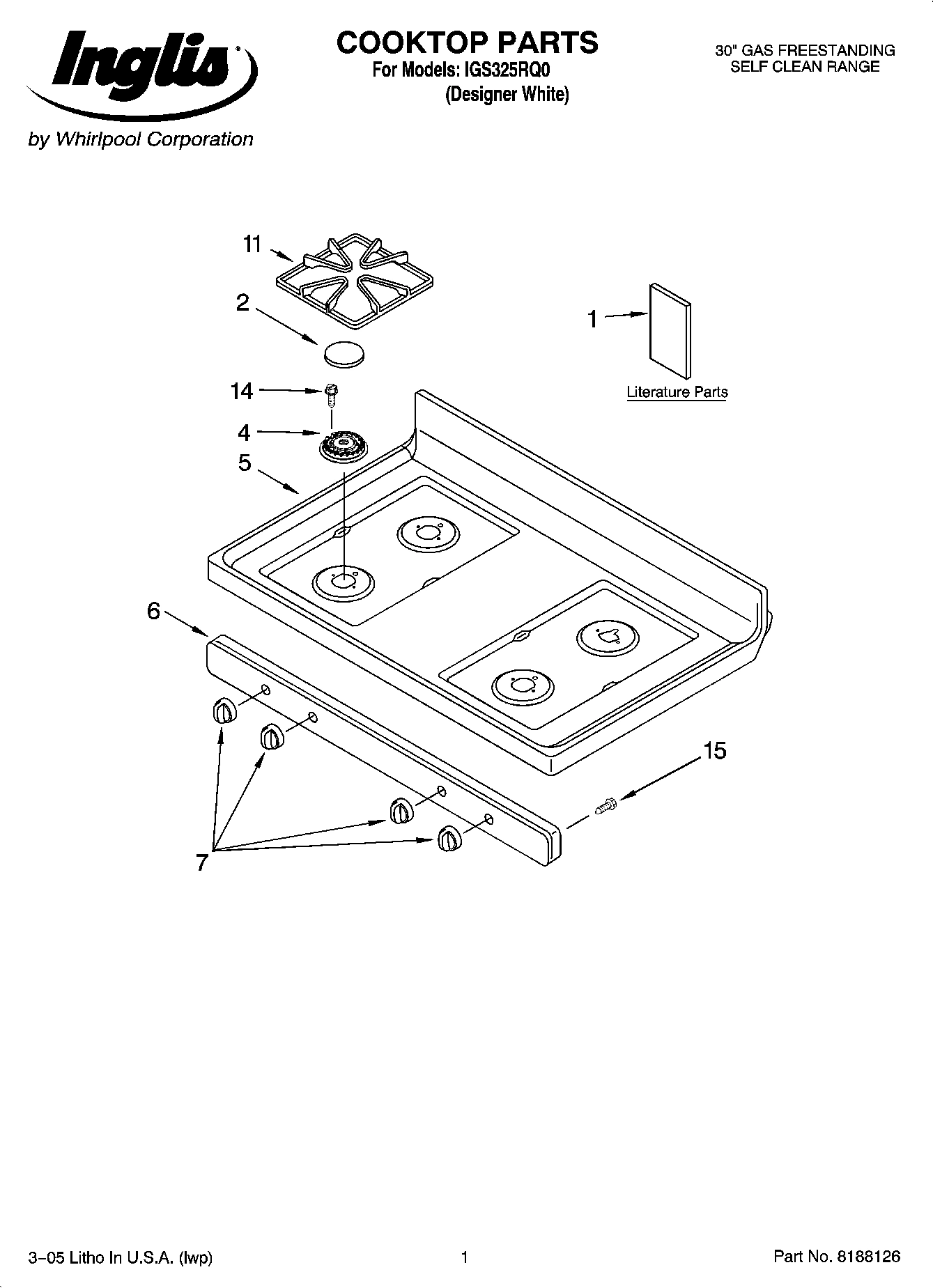 01 - COOKTOP PARTS