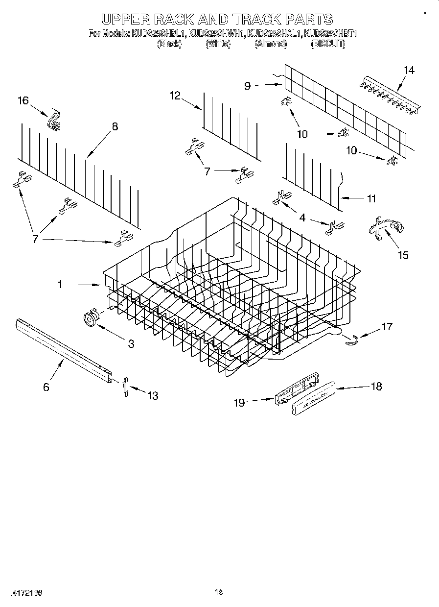 10 - UPPER RACK AND TRACK