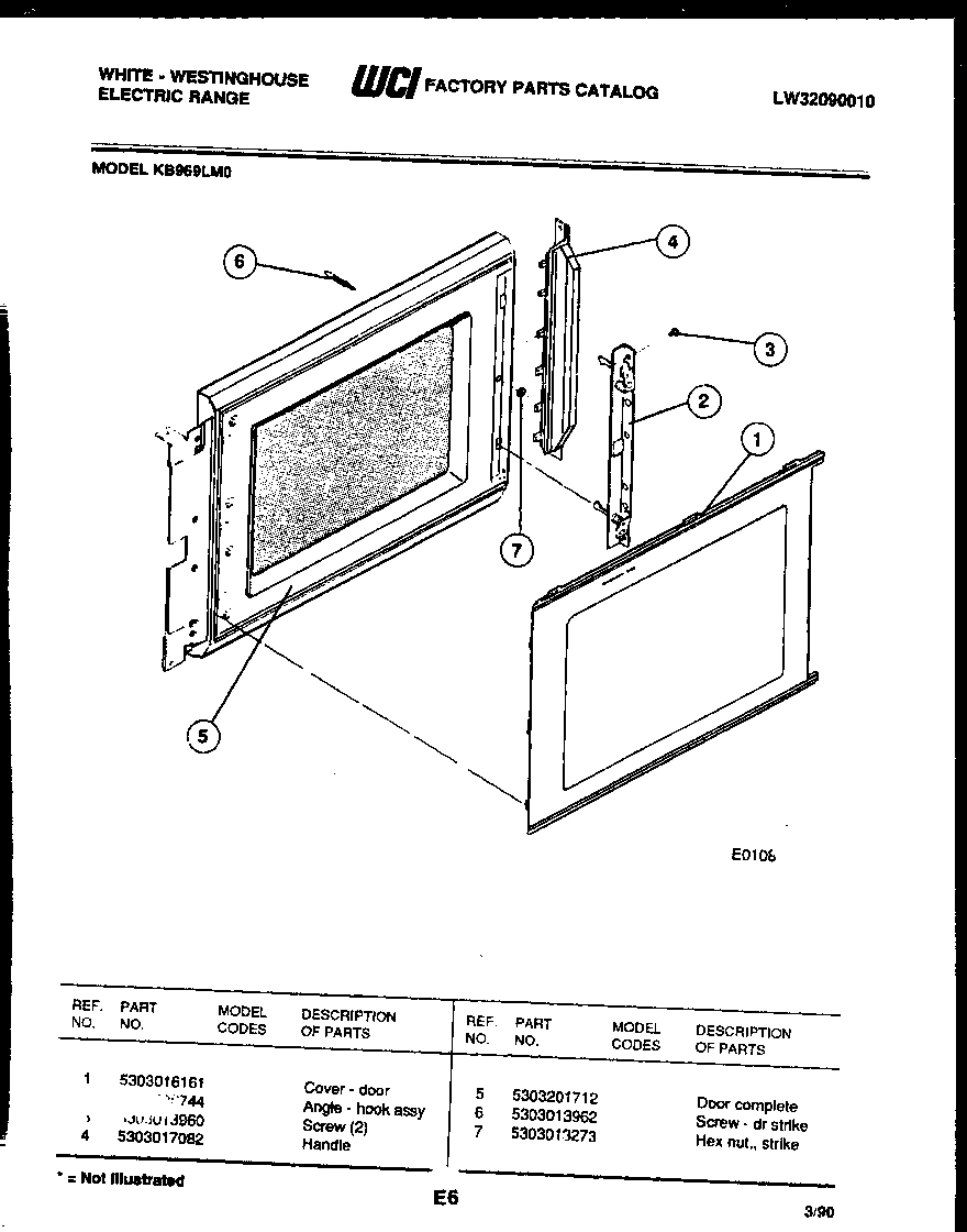 06 - UPPER OVEN DOOR PARTS