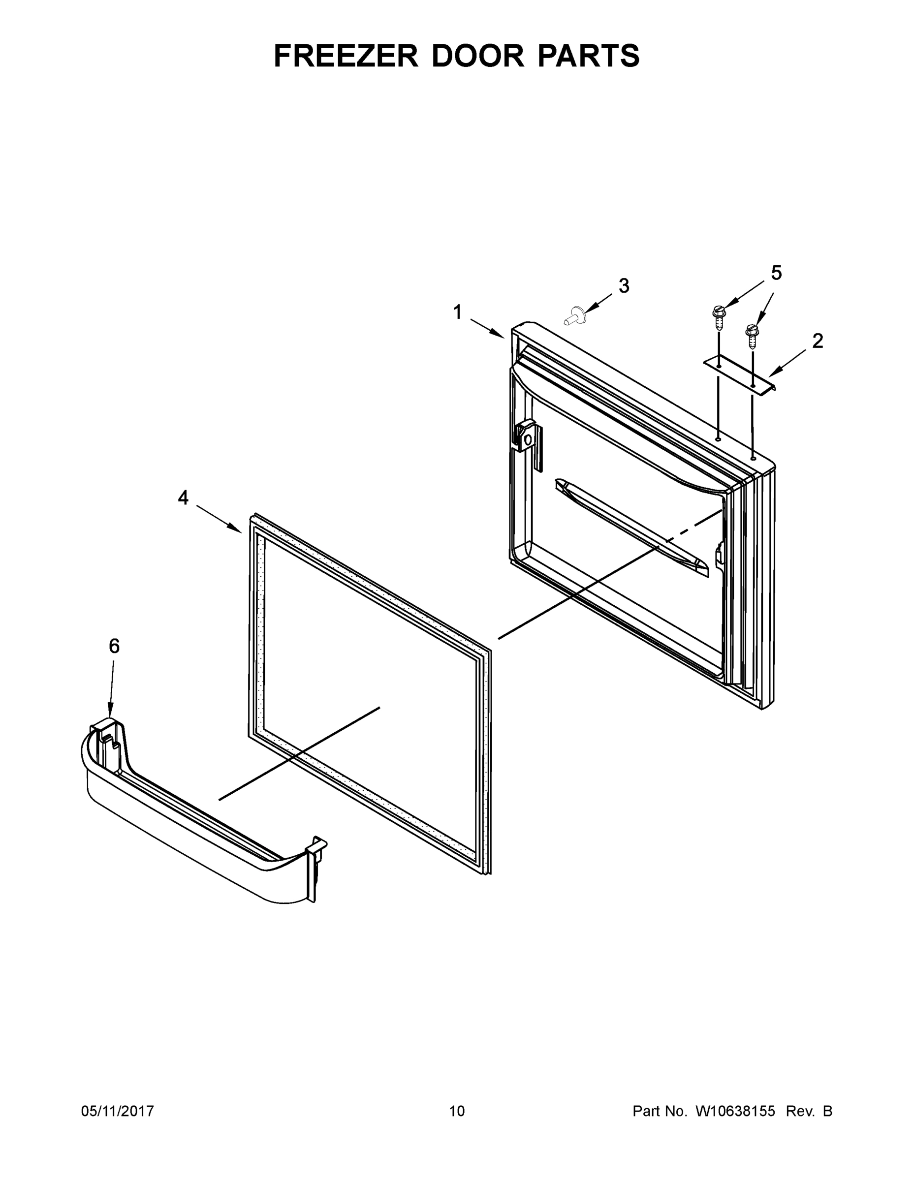 06 - FREEZER DOOR PARTS