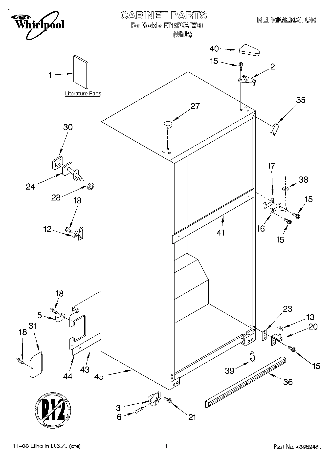 01 - CABINET, LITERATURE