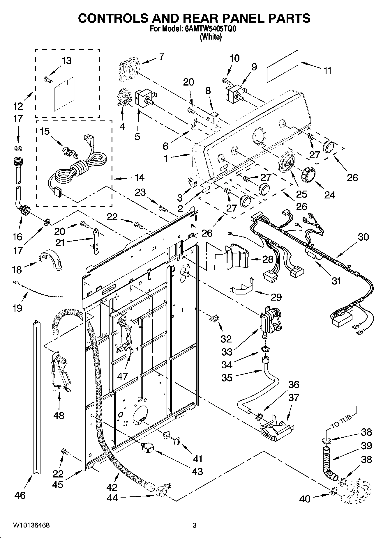 02 - CONTROLS AND REAR PANEL PARTS