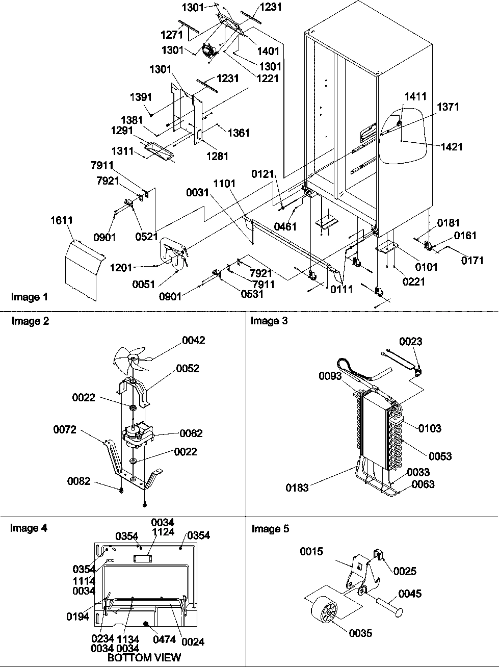 04 - Drain System, Rollers, and Evap Assy