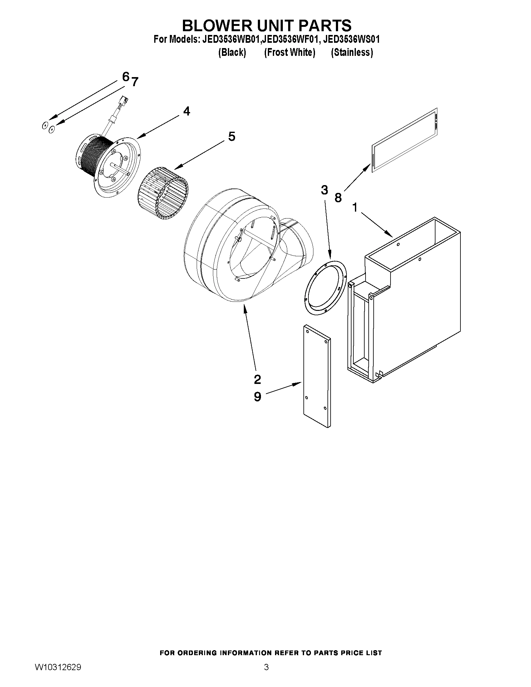 02 - BLOWER UNIT PARTS