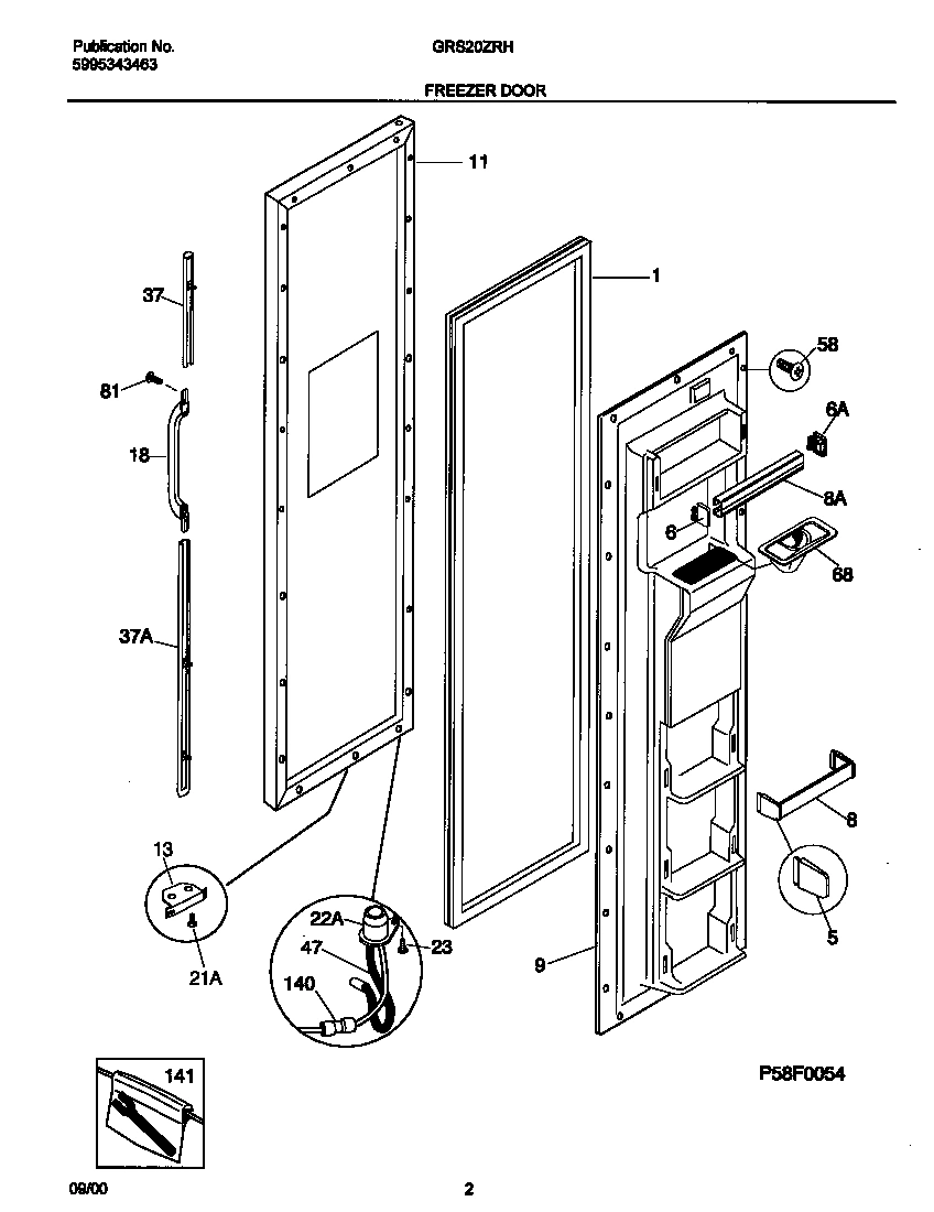 02 - FREEZER DOOR
