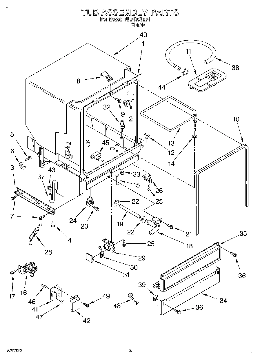 03 - TUB ASSEMBLY