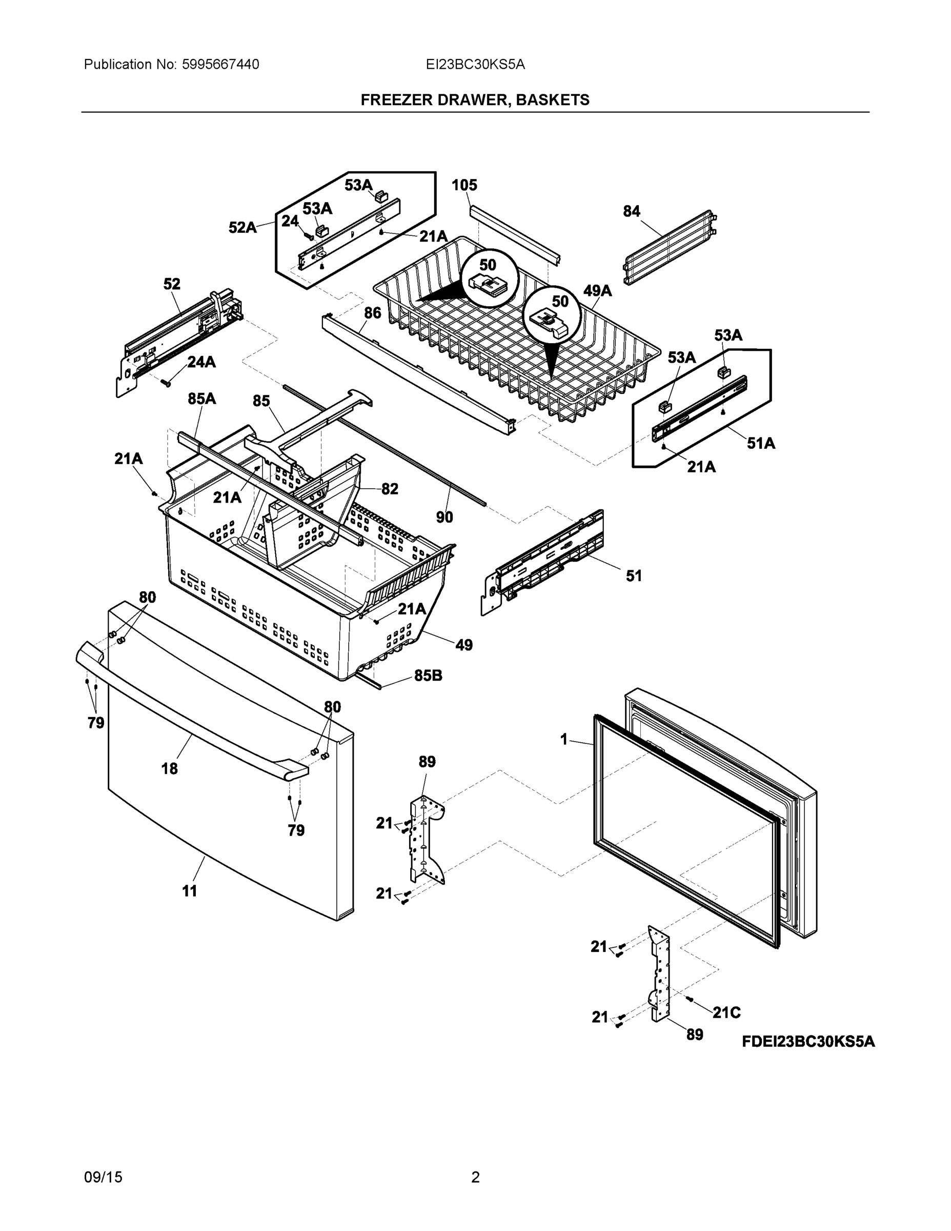 02 - FREEZER DRAWER, BASKETS