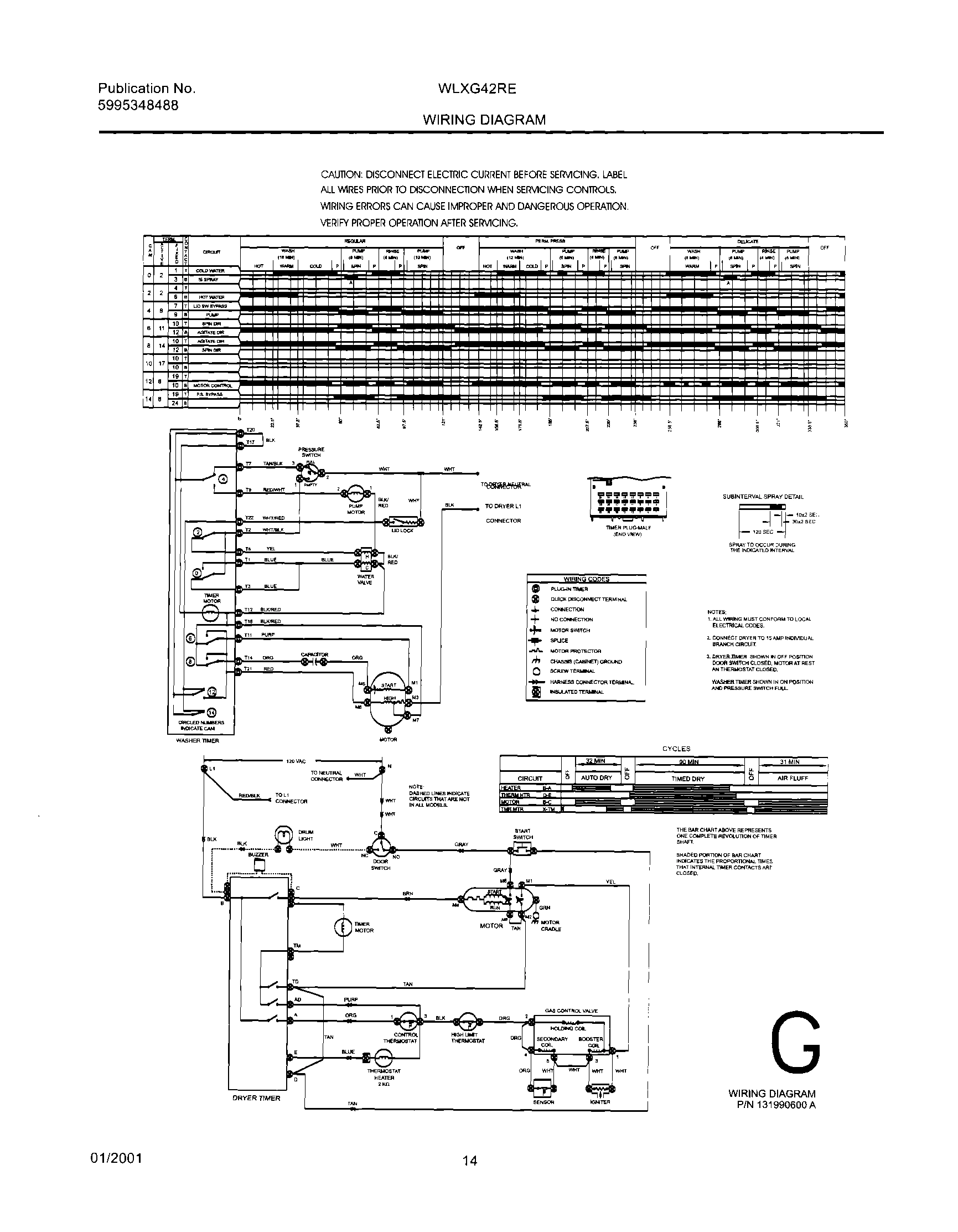 14 - 131990600 WIRING DIAGRAM