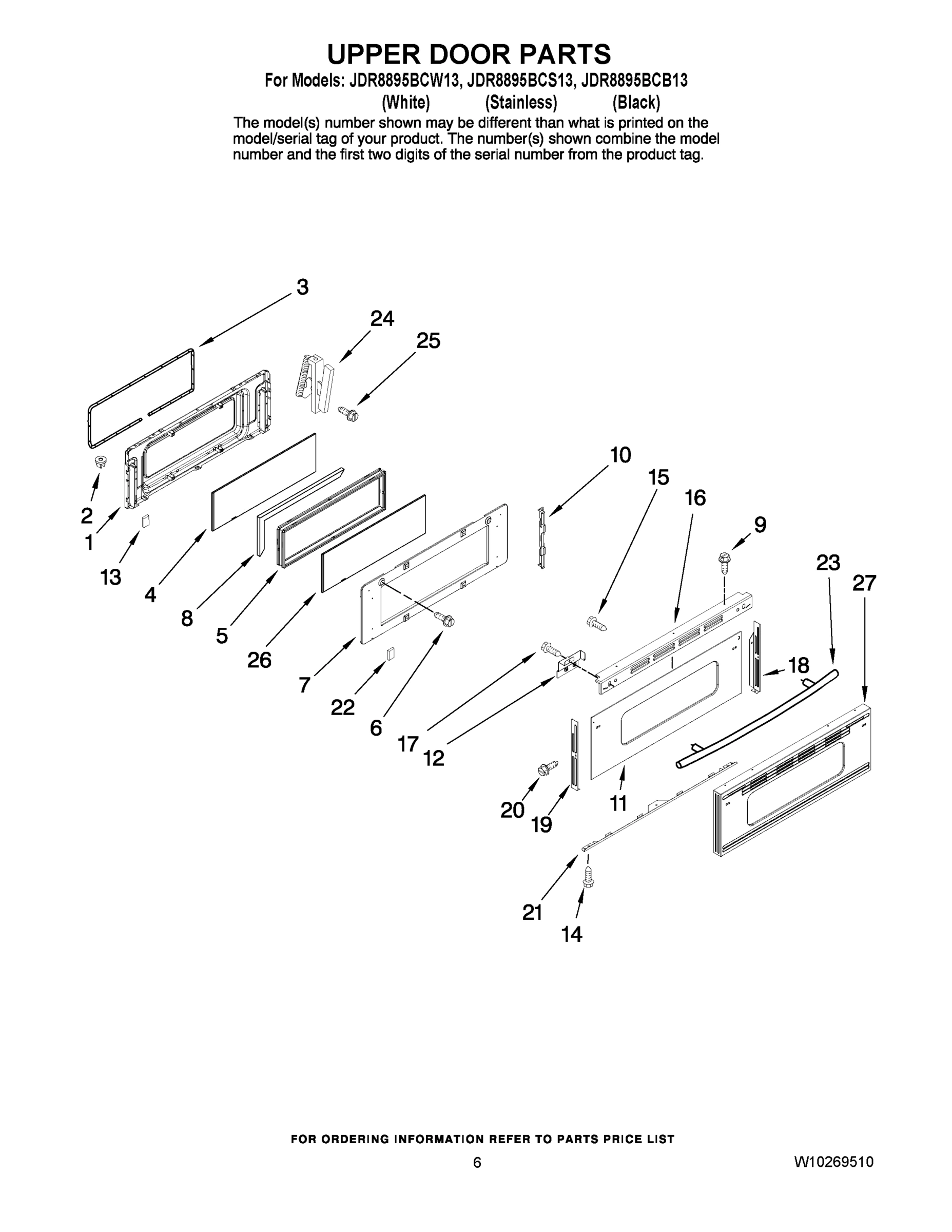 05 - UPPER DOOR PARTS