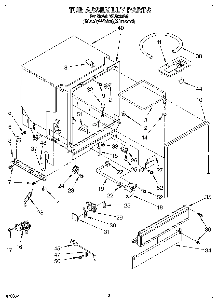 03 - TUB ASSEMBLY