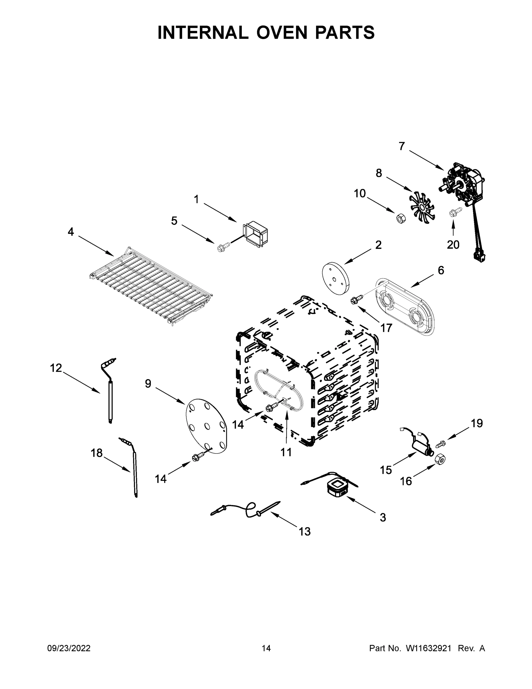 08 - INTERNAL OVEN PARTS