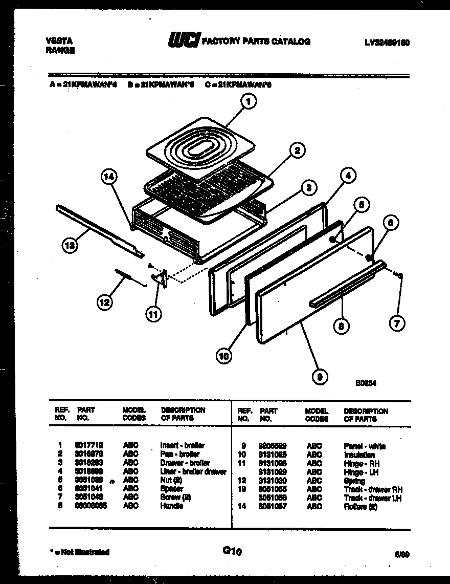 06 - BROILER DRAWER PARTS
