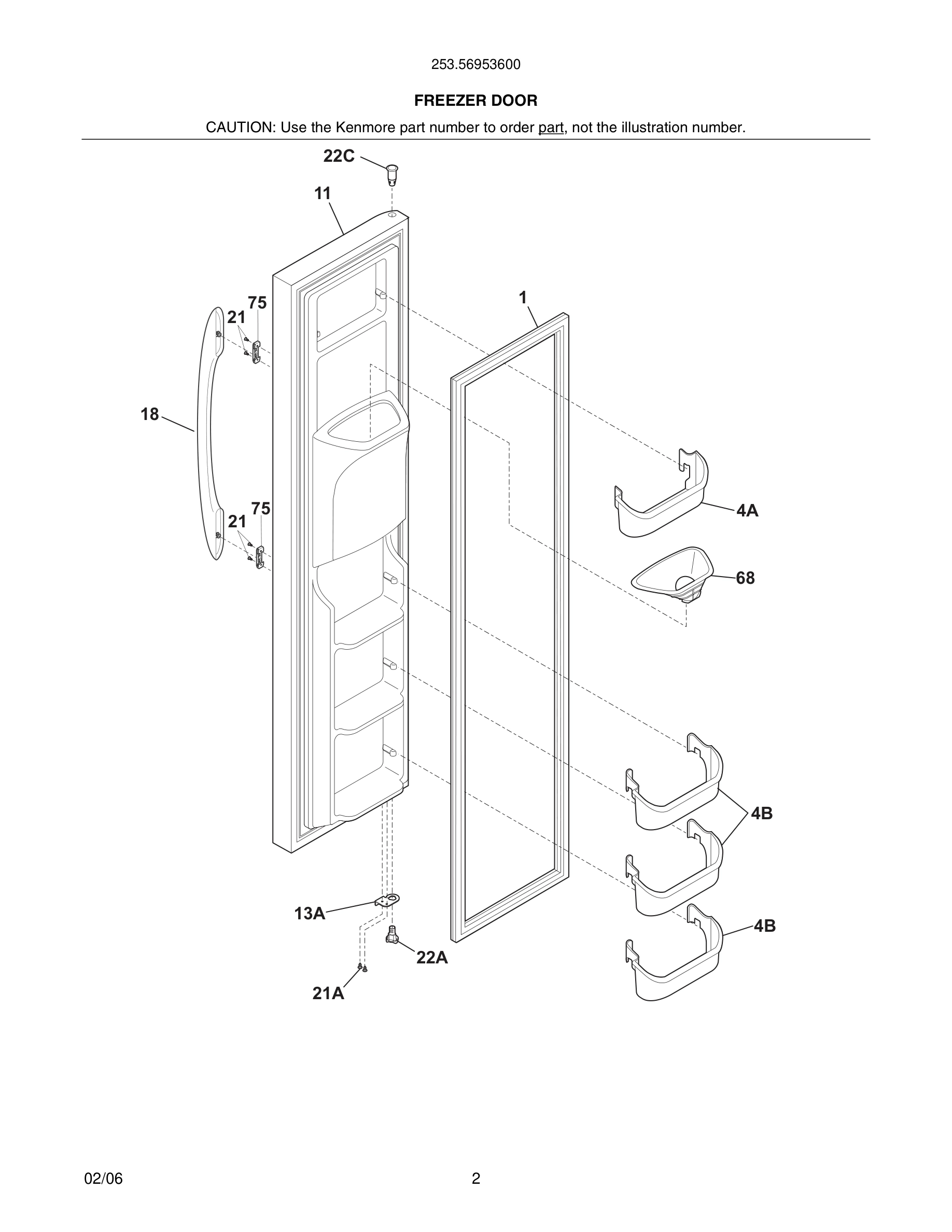 03 - FREEZER DOOR