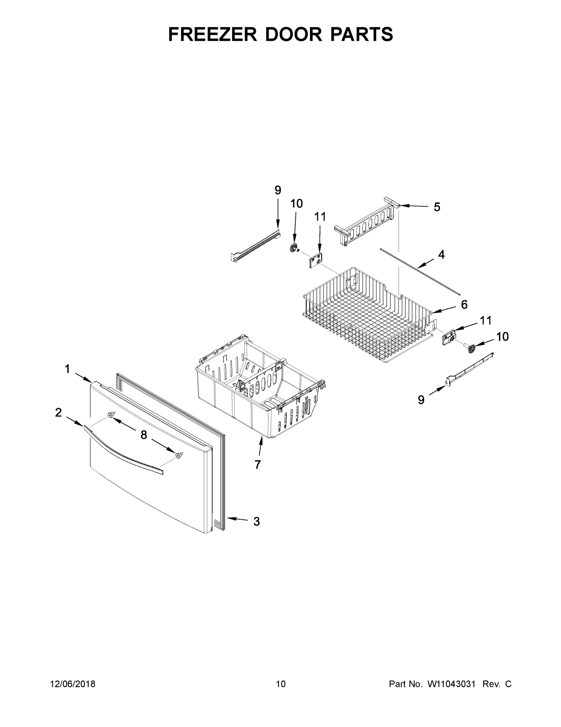 06 - FREEZER DOOR PARTS