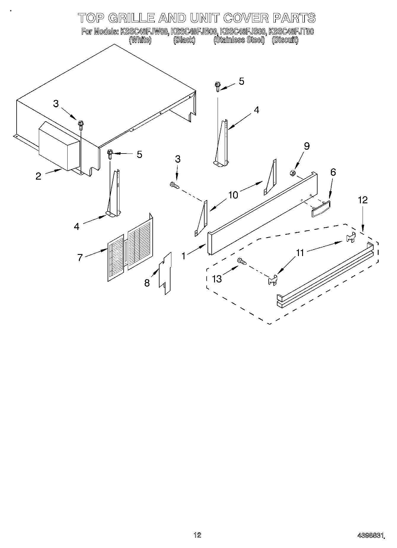 09 - TOP GRILLE AND UNIT COVER