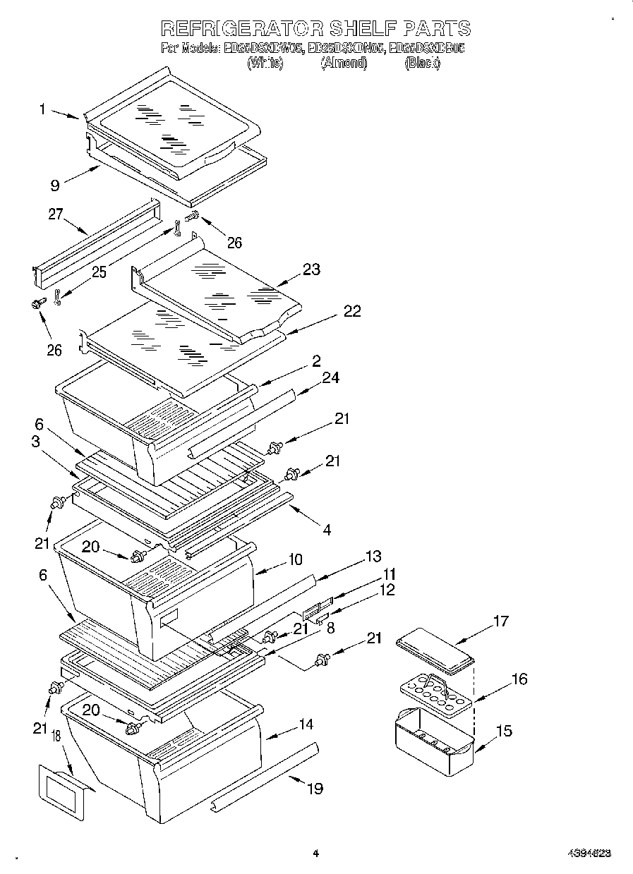03 - REFRIGERATOR SHELF