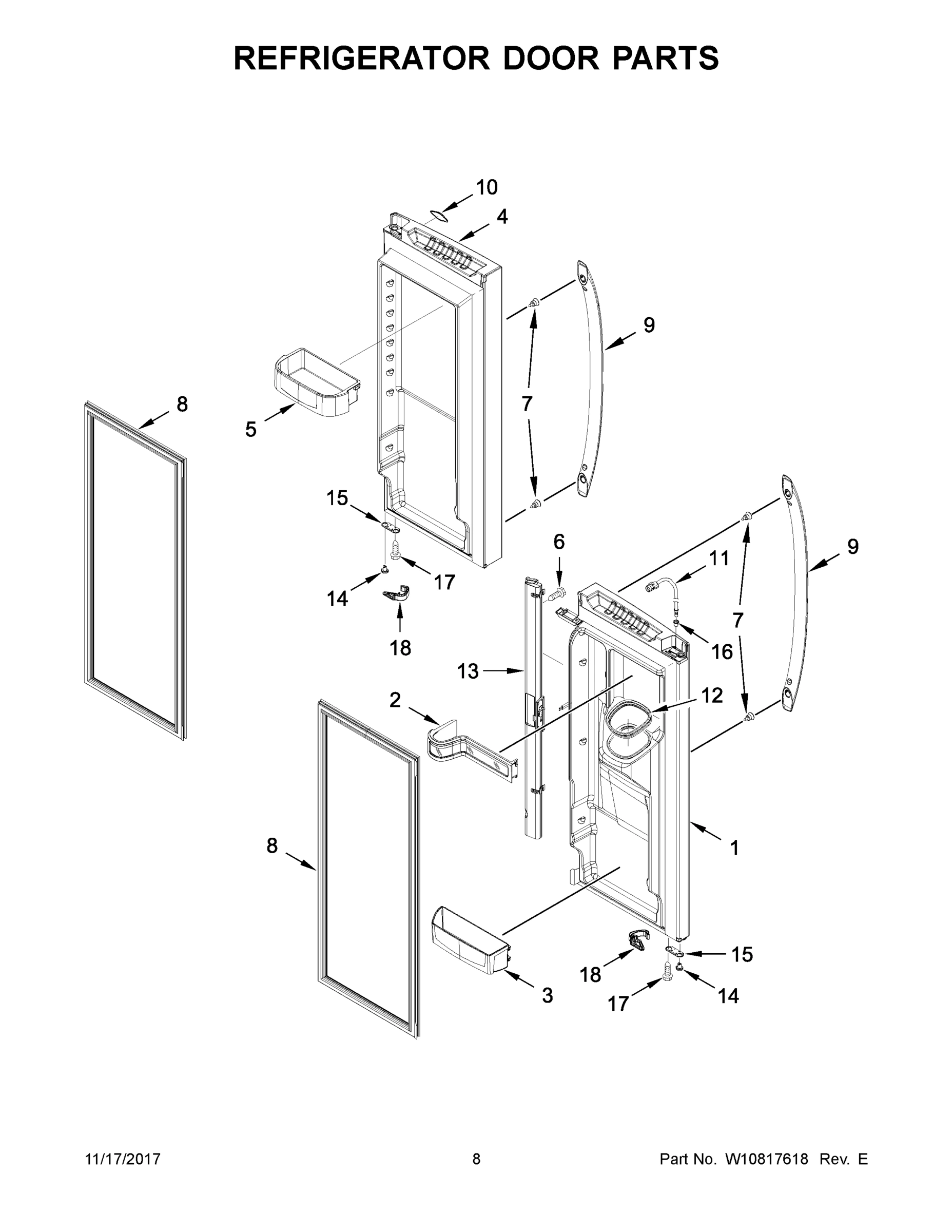 05 - REFRIGERATOR DOOR PARTS