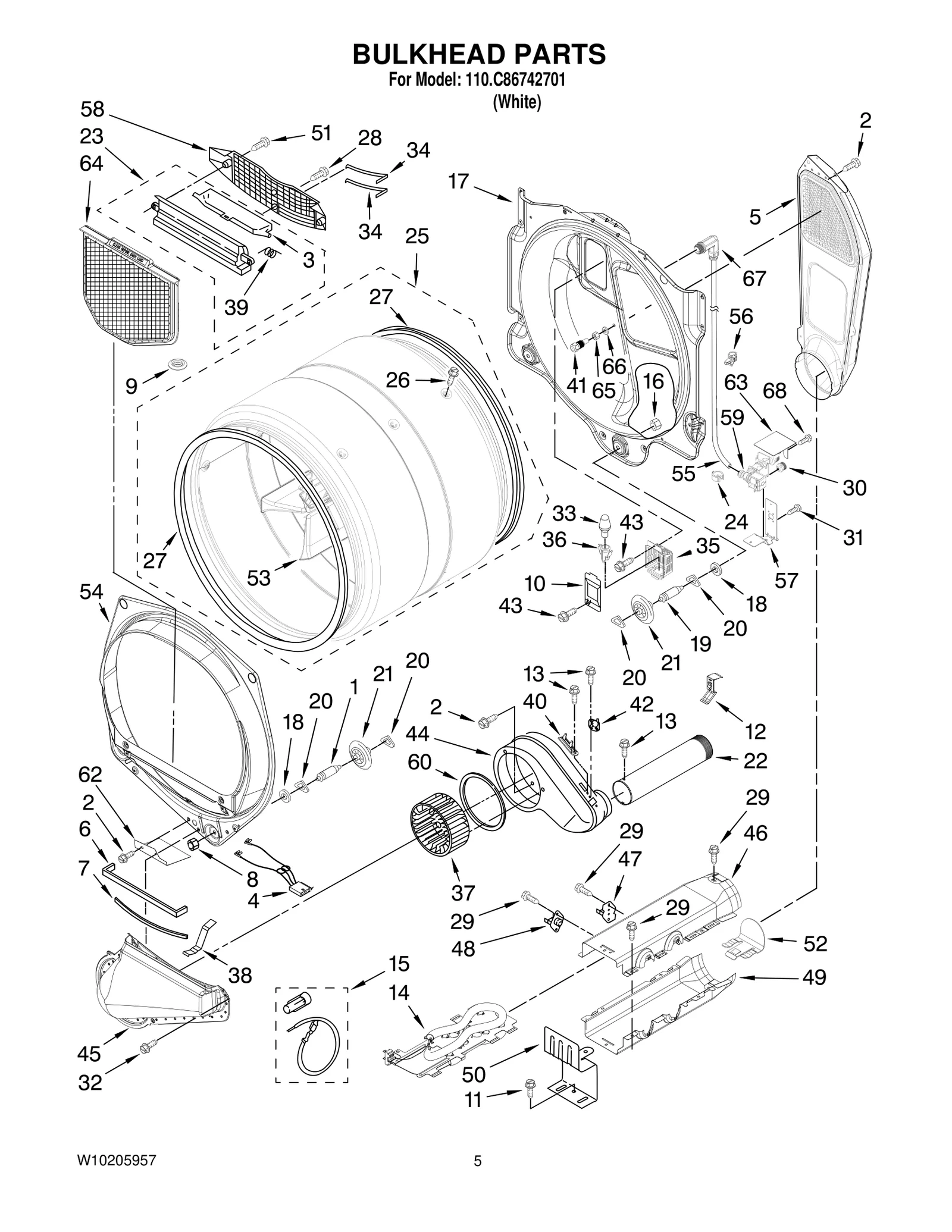 BULKHEAD PARTS