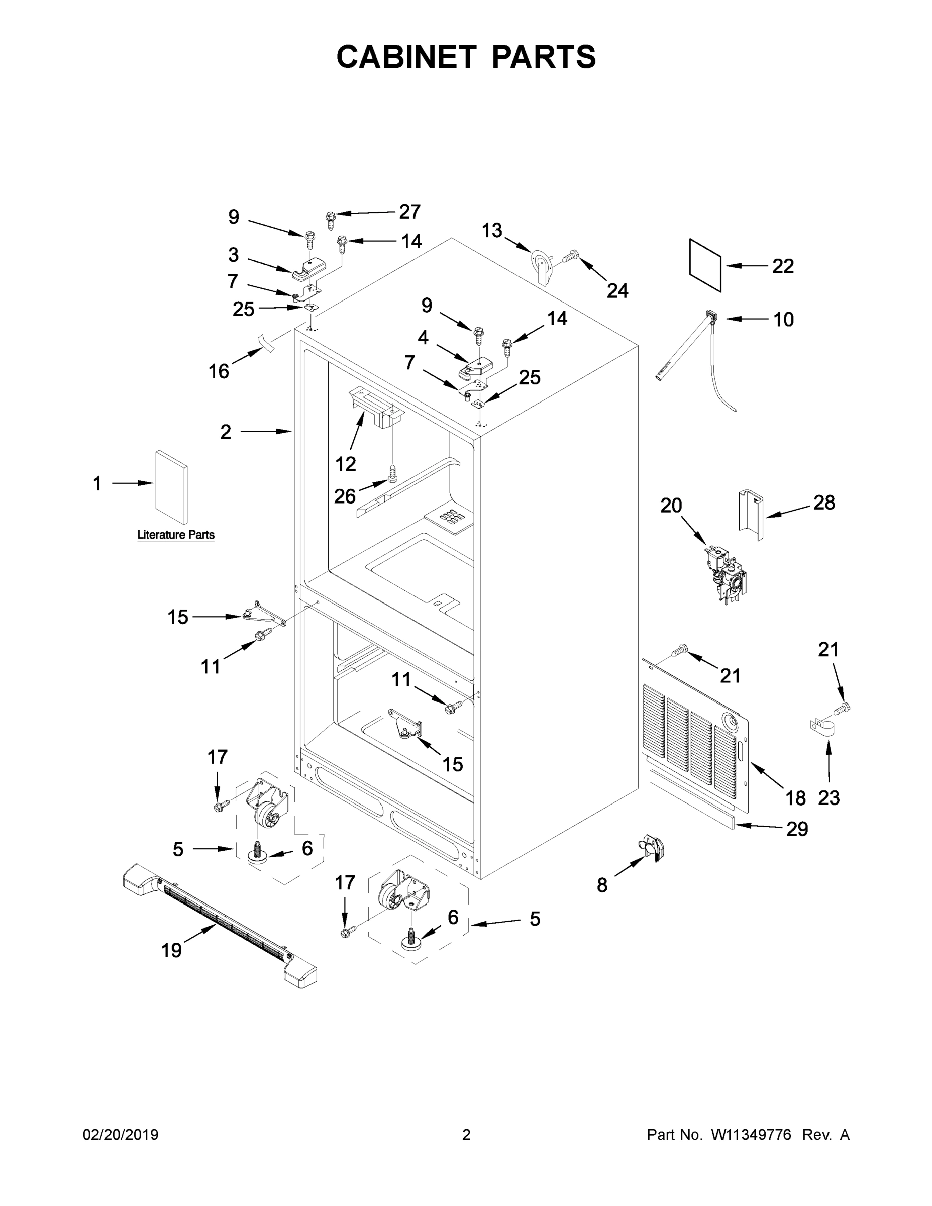 02 - CABINET PARTS
