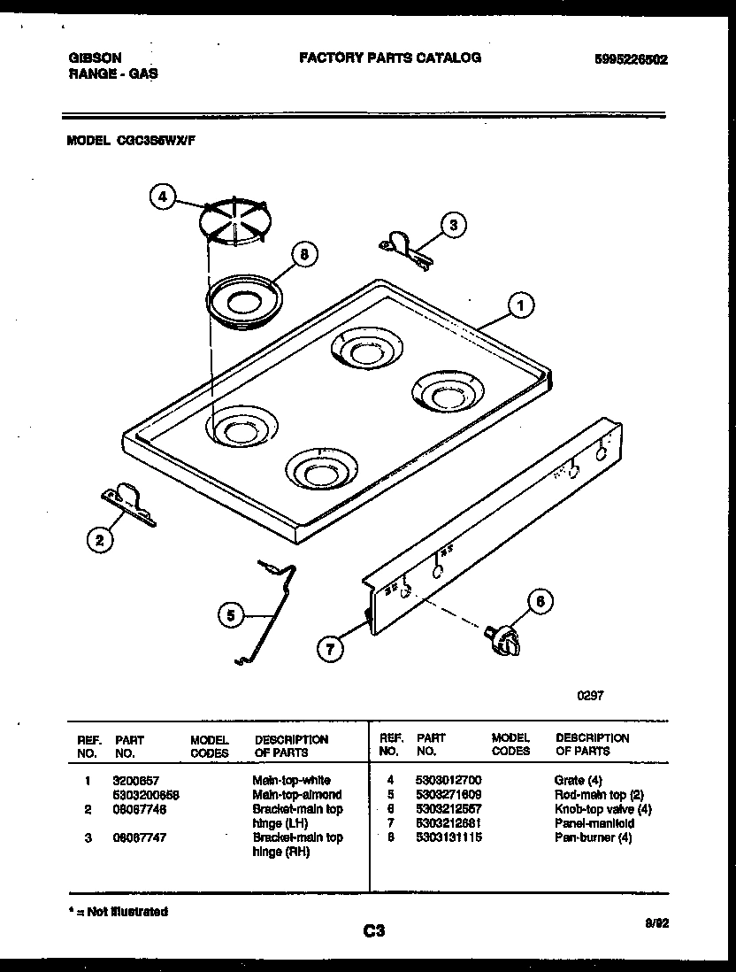 03 - COOKTOP PARTS