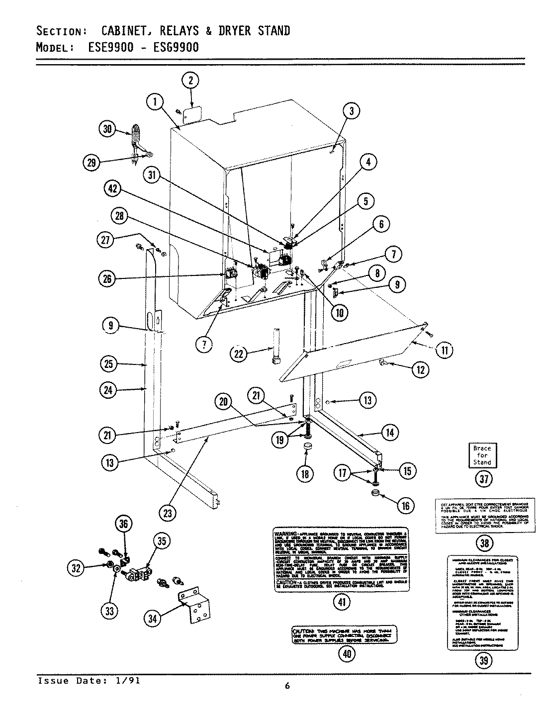 07 - CABINET, RELAYS (ESE9900 & ESG9900)