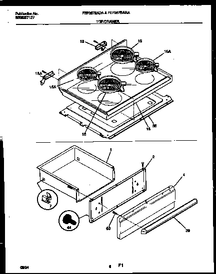 04 - COOKTOP AND DRAWER PARTS