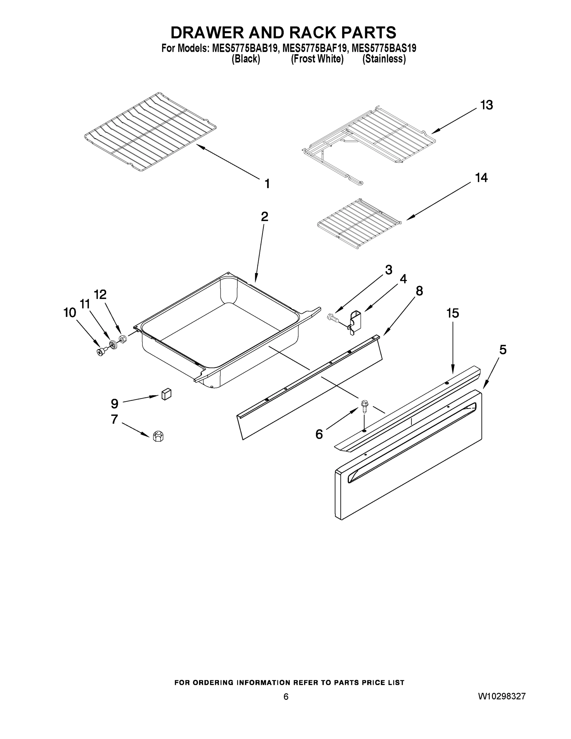 05 - DRAWER AND RACK PARTS