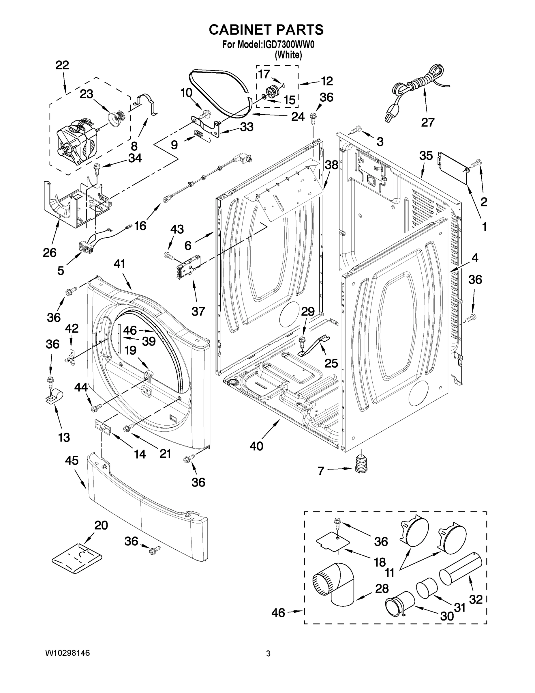 02 - CABINET PARTS