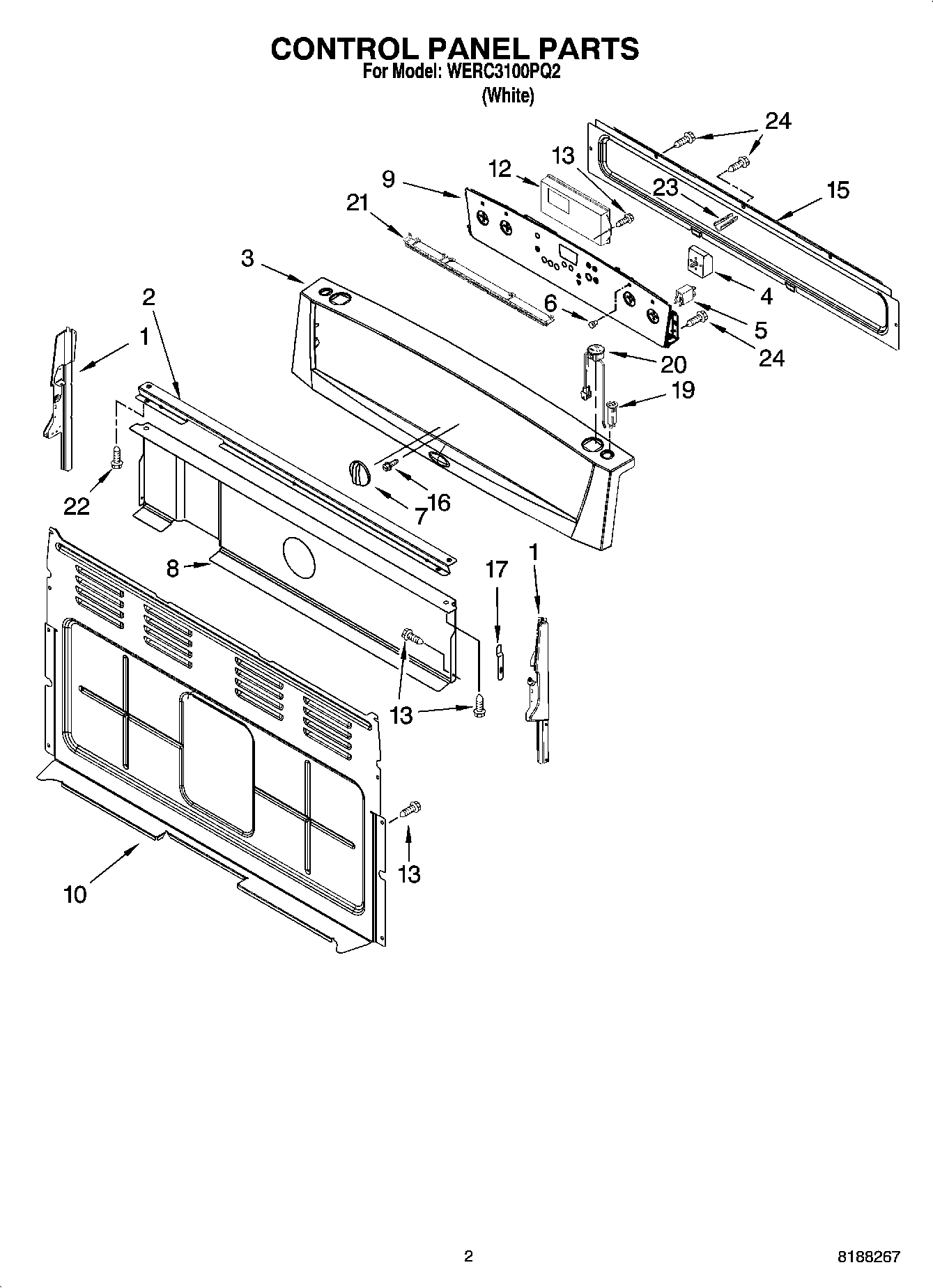 02 - CONTROL PANEL PARTS