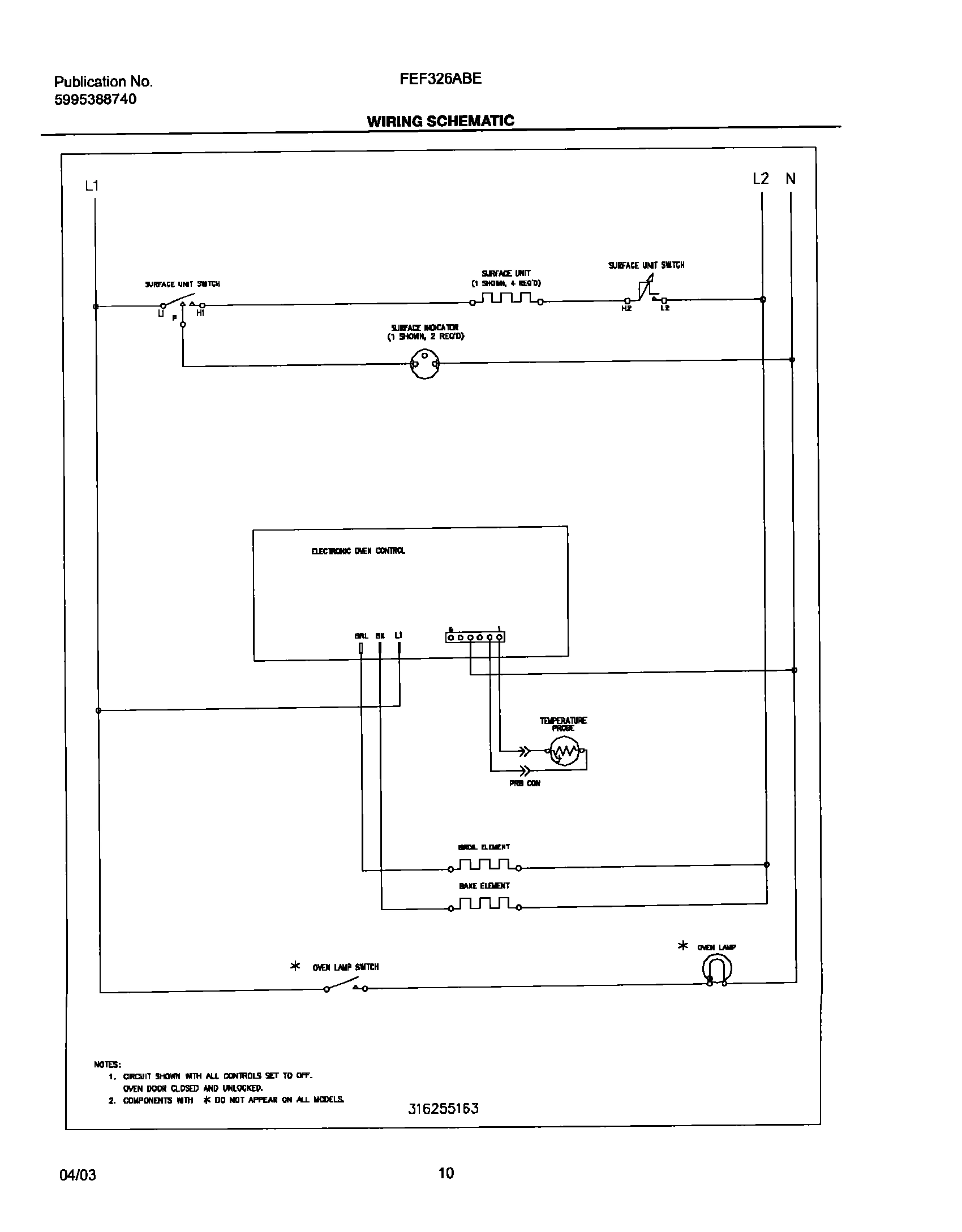 10 - WIRING SCHEMATIC