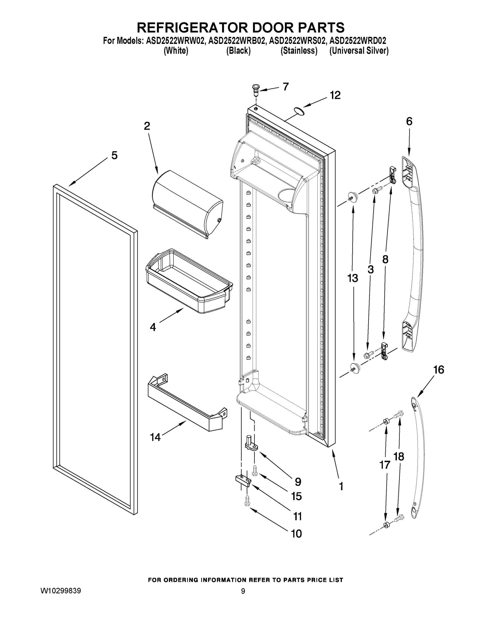 06 - REFRIGERATOR DOOR PARTS