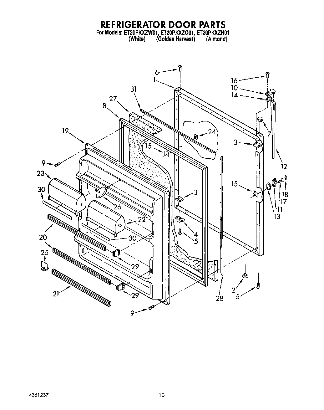 08 - REFRIGERATOR DOOR, LIT/OPTIONAL