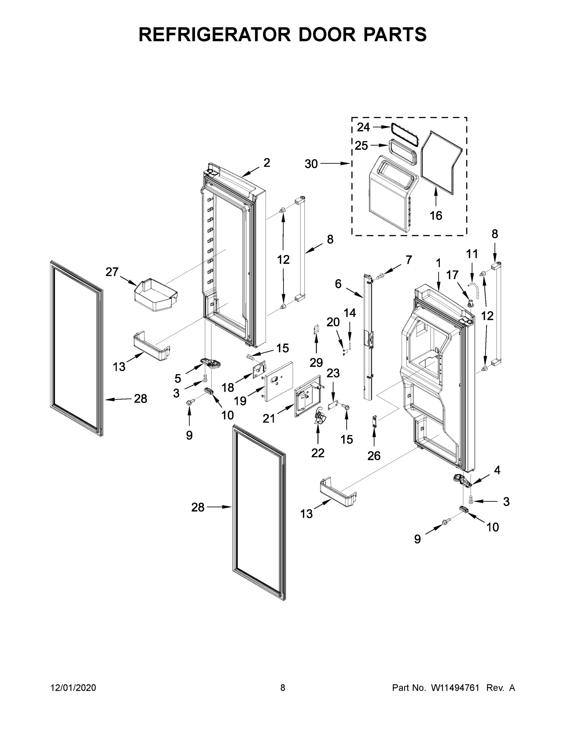 05 - REFRIGERATOR DOOR PARTS