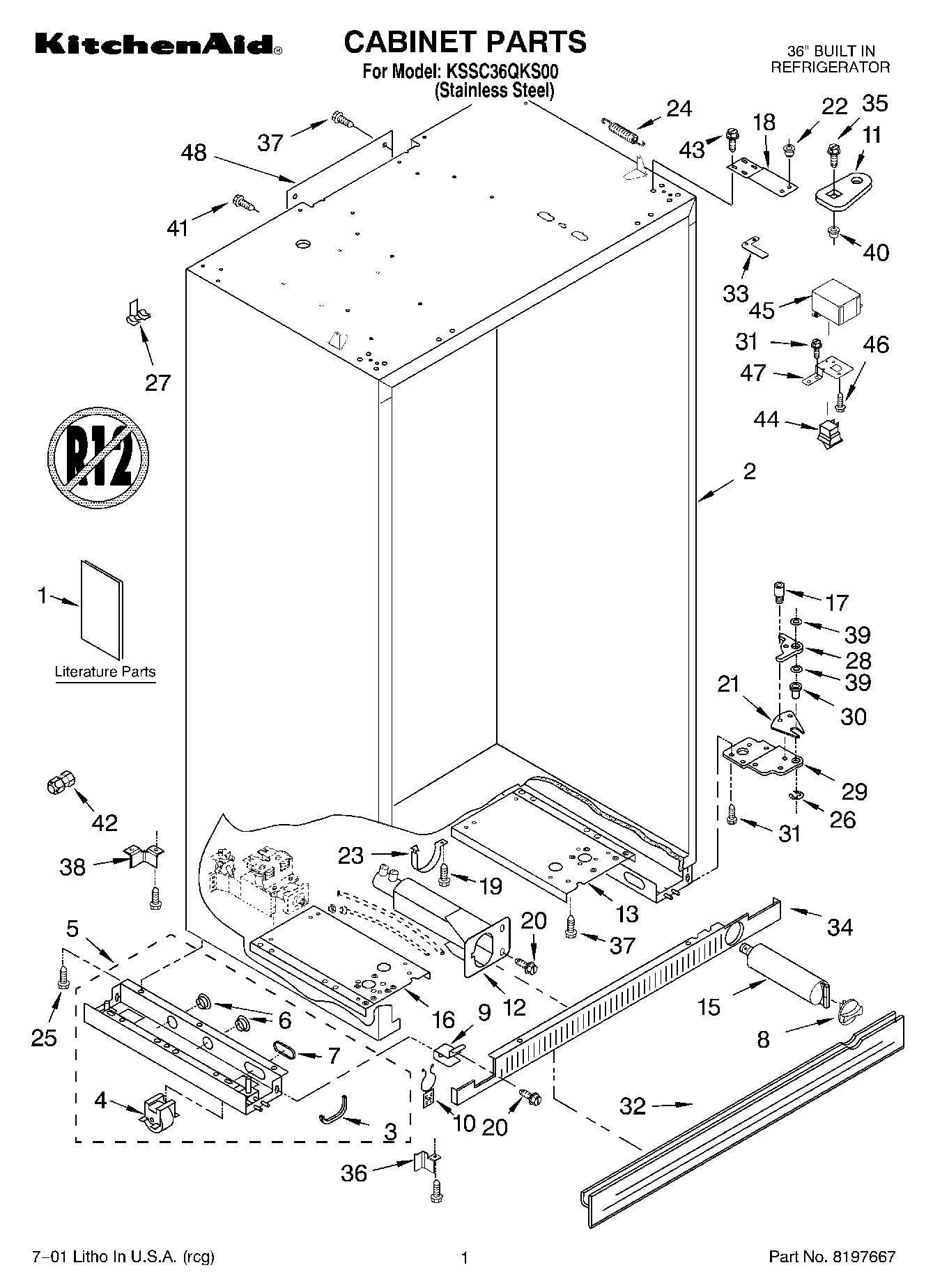01 - CABINET, LITERATURE