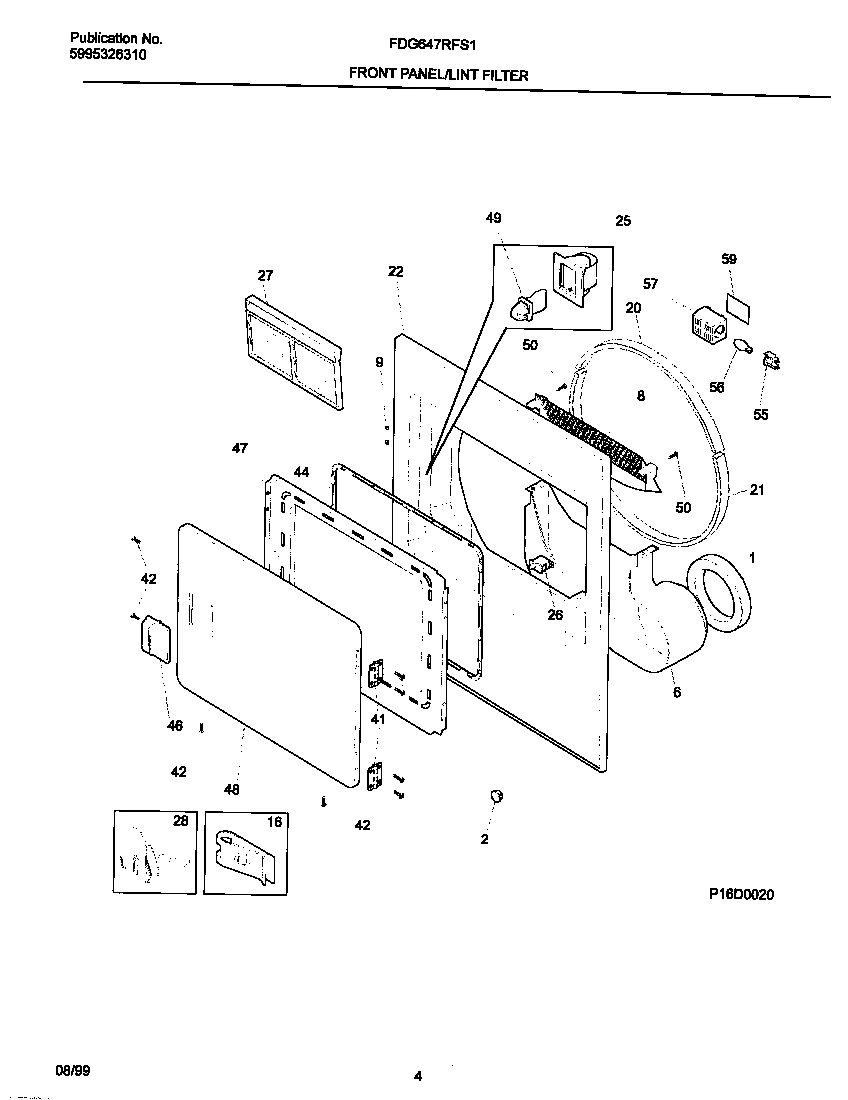 03 - P16D0020 FRNT PNL,DOOR