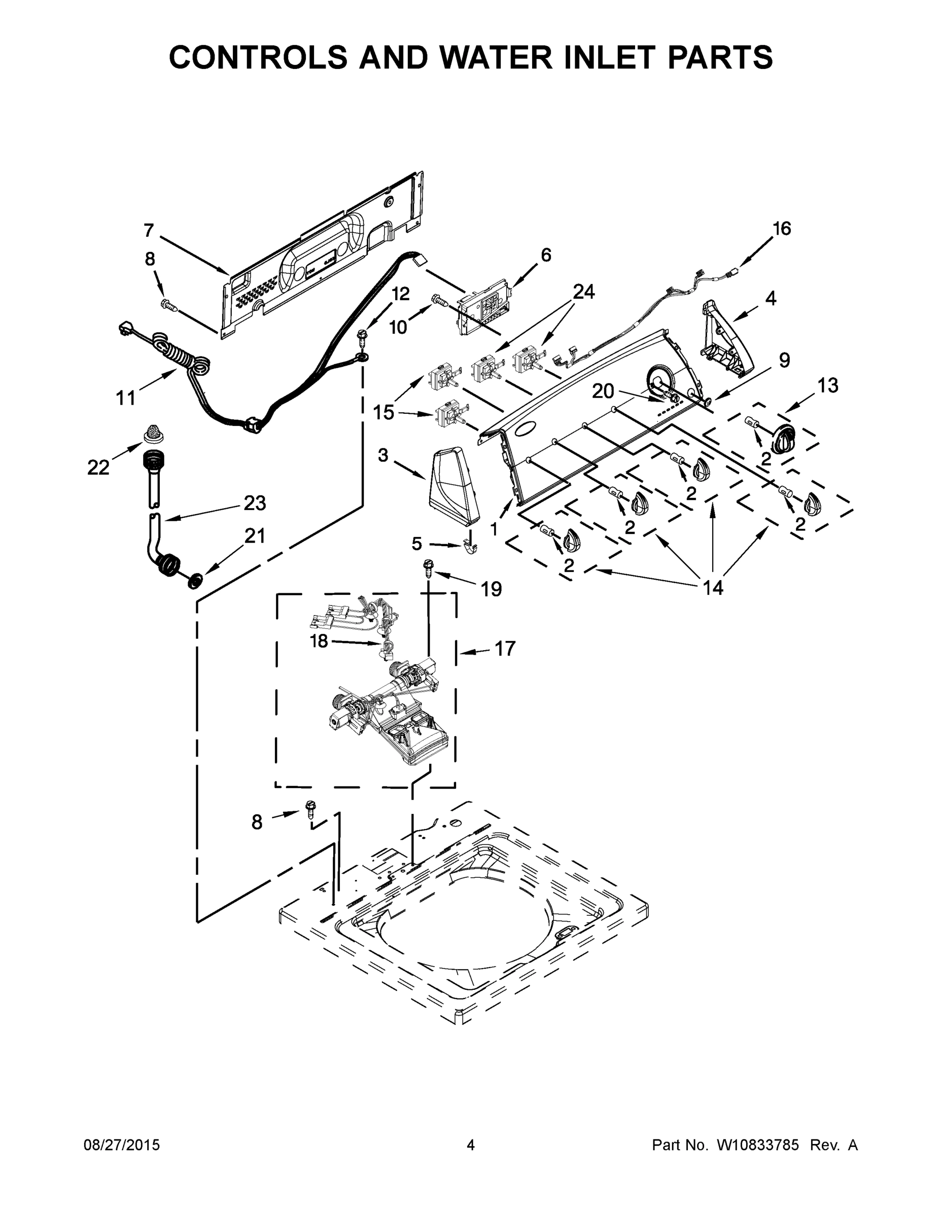 03 - CONTROLS AND WATER INLET PARTS