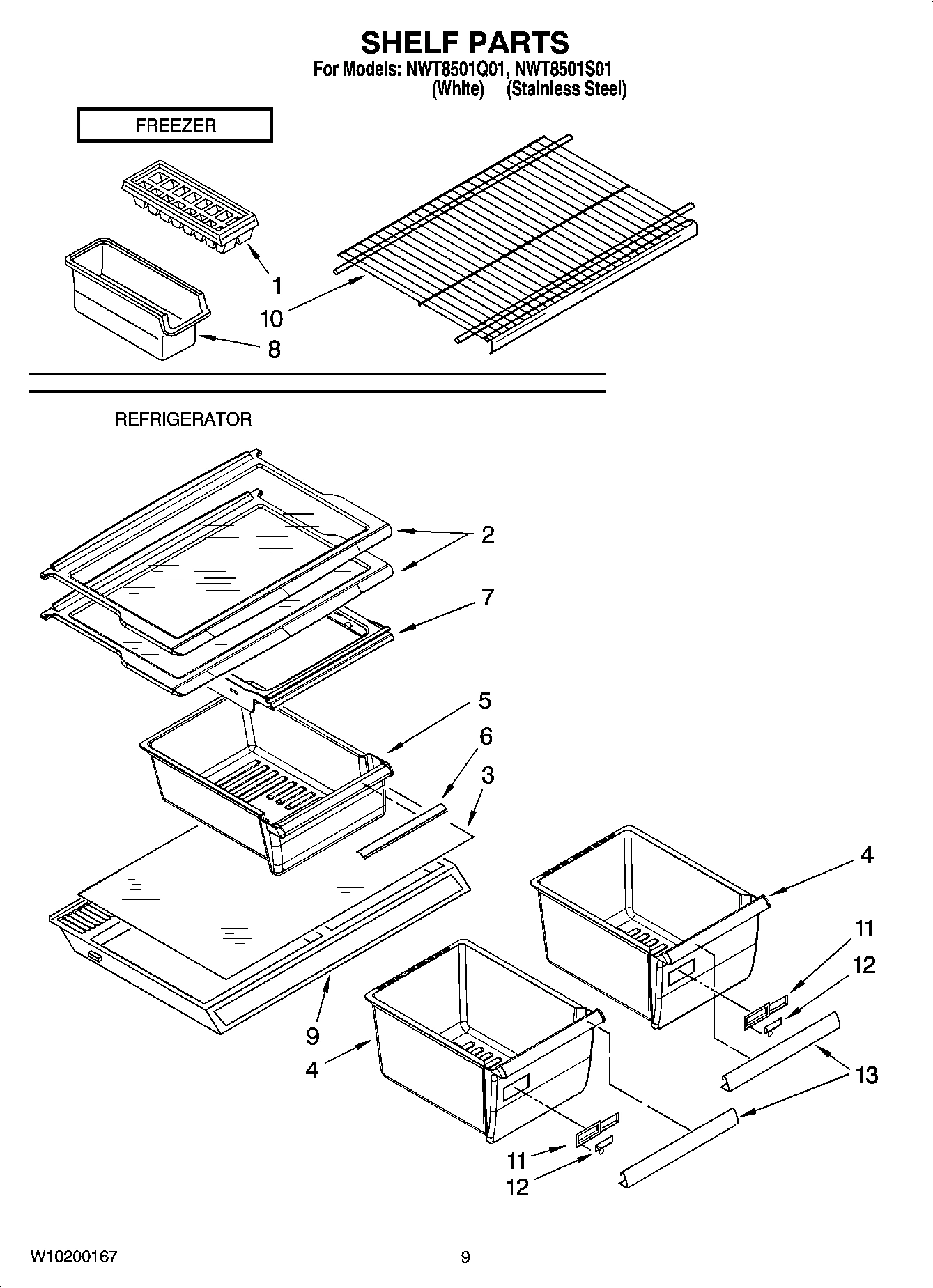 05 - SHELF PARTS, OPTIONAL PARTS