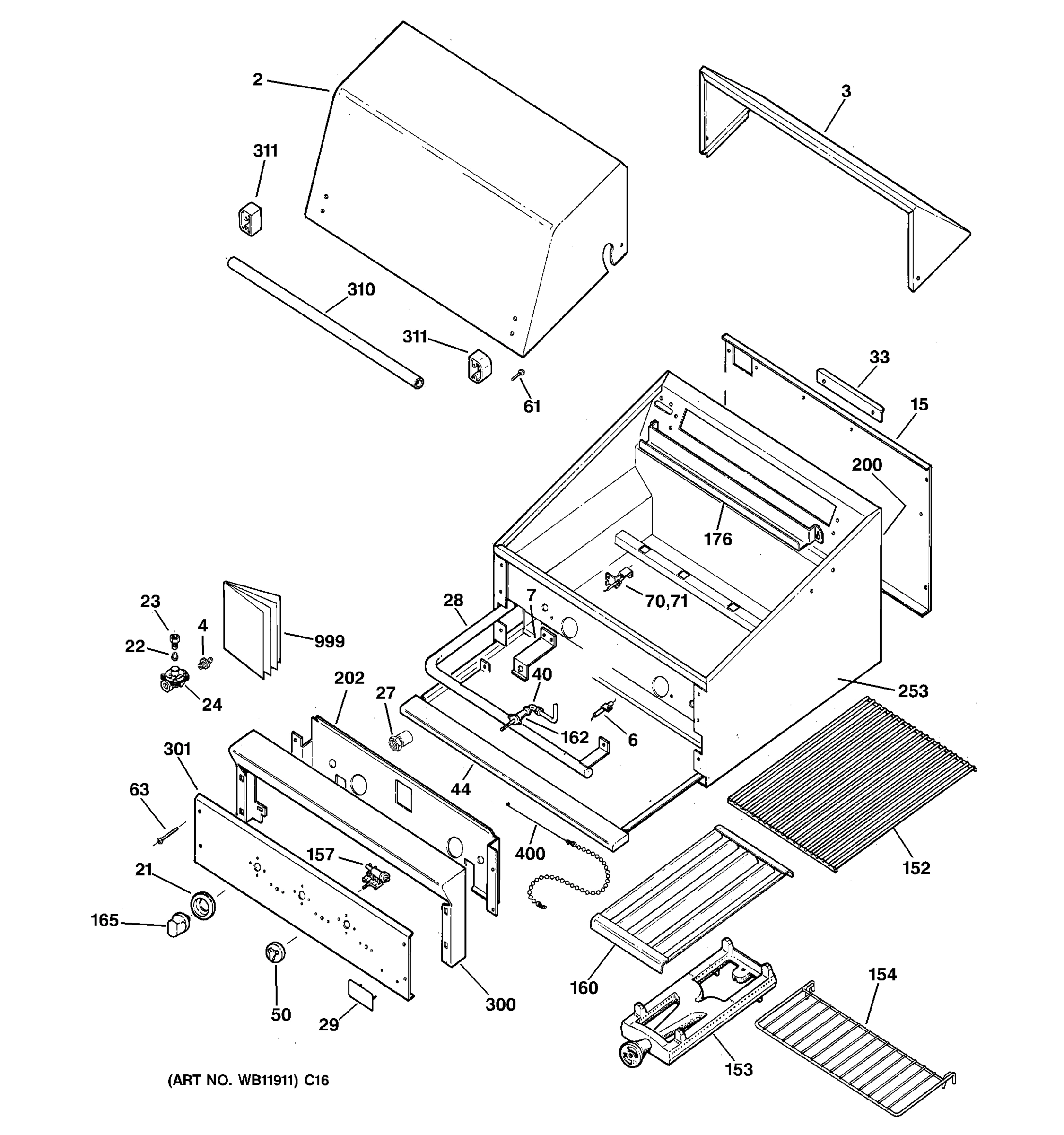 GAS GRILL PARTS
