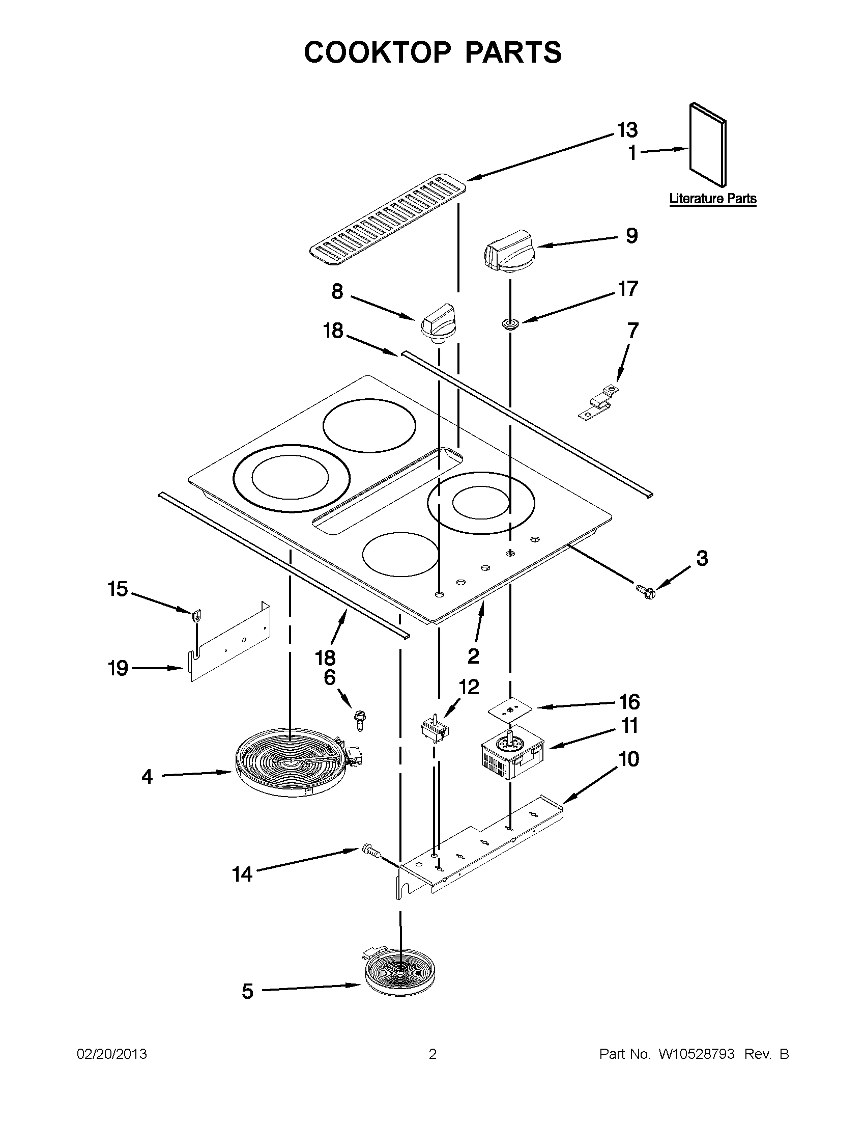 01 - COOKTOP PARTS