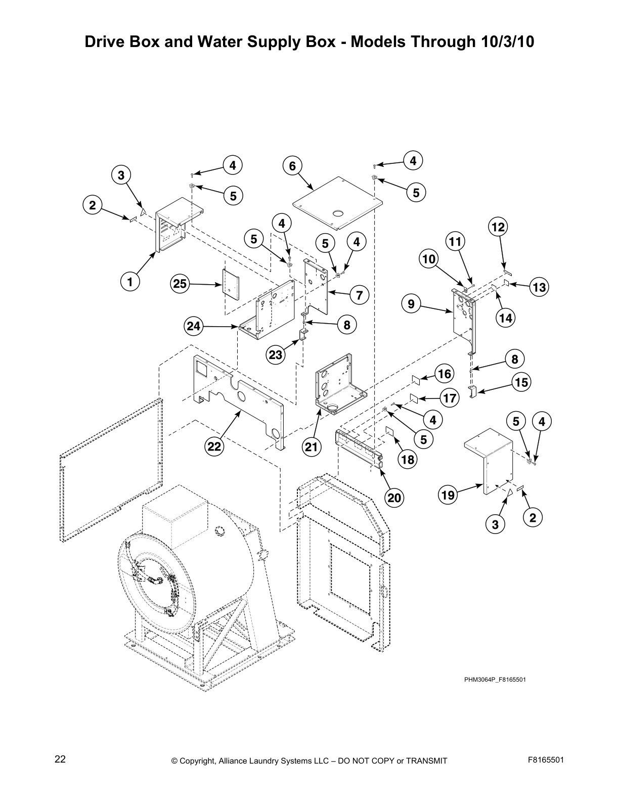 Drive Box and Water Supply Box - Models Through 10/3/10