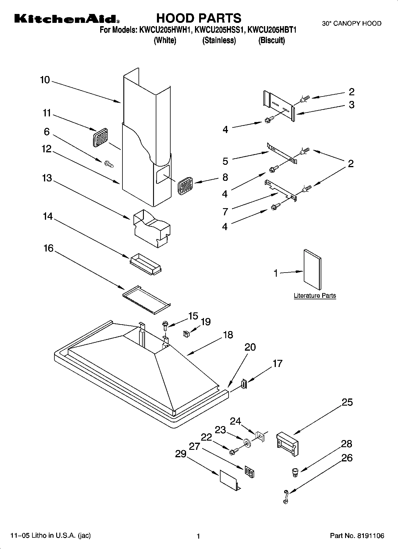 01 - HOOD PARTS
