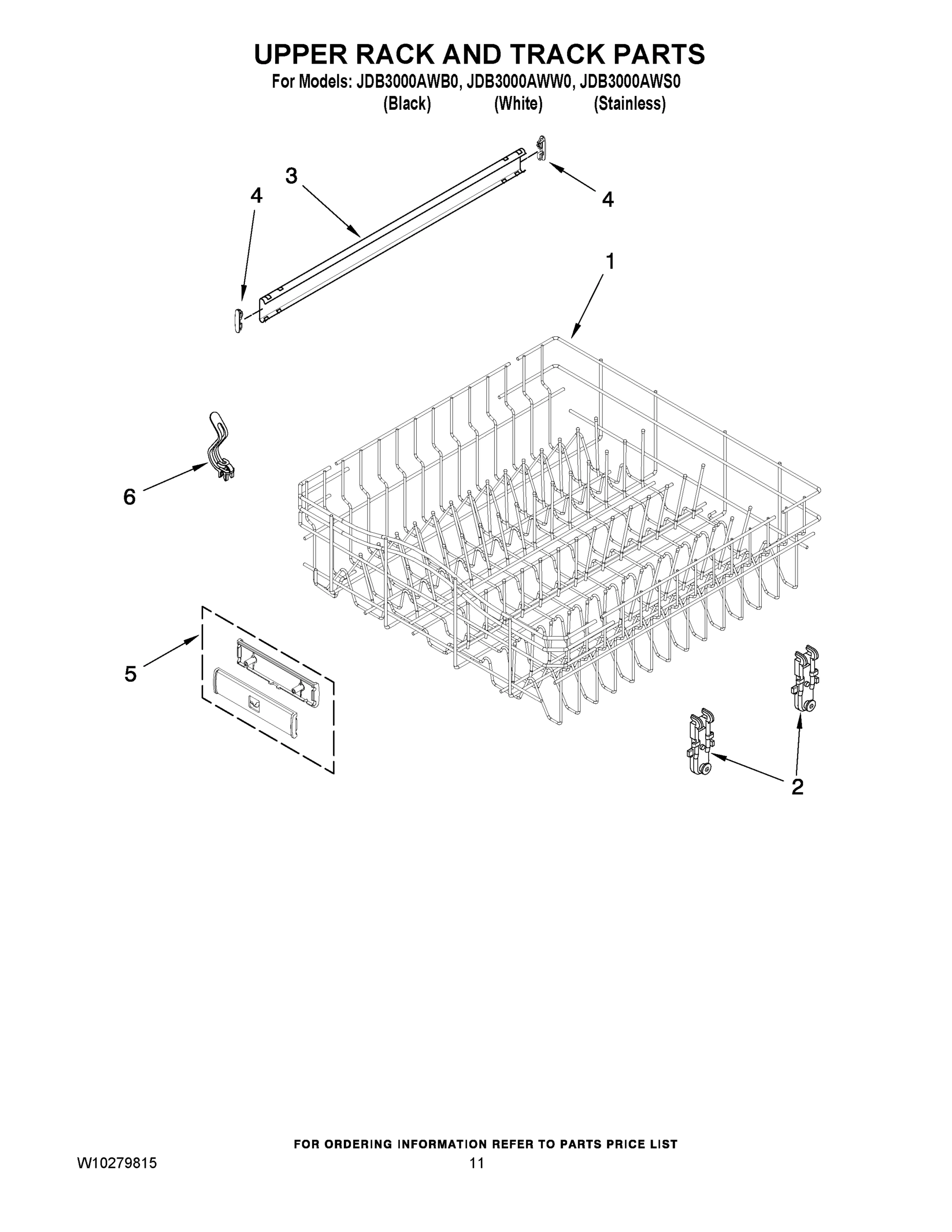 09 - UPPER RACK AND TRACK PARTS