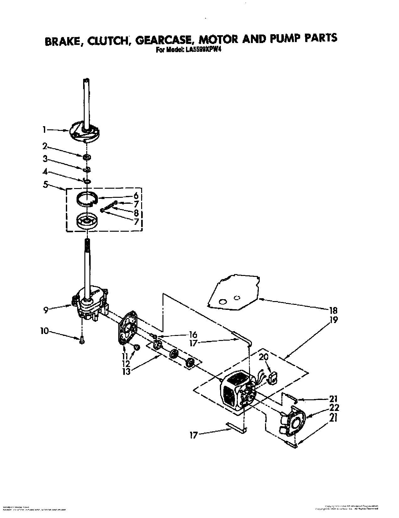 06 - BRAKE, CLUTCH, GEARCASE, MOTOR AND PUMP