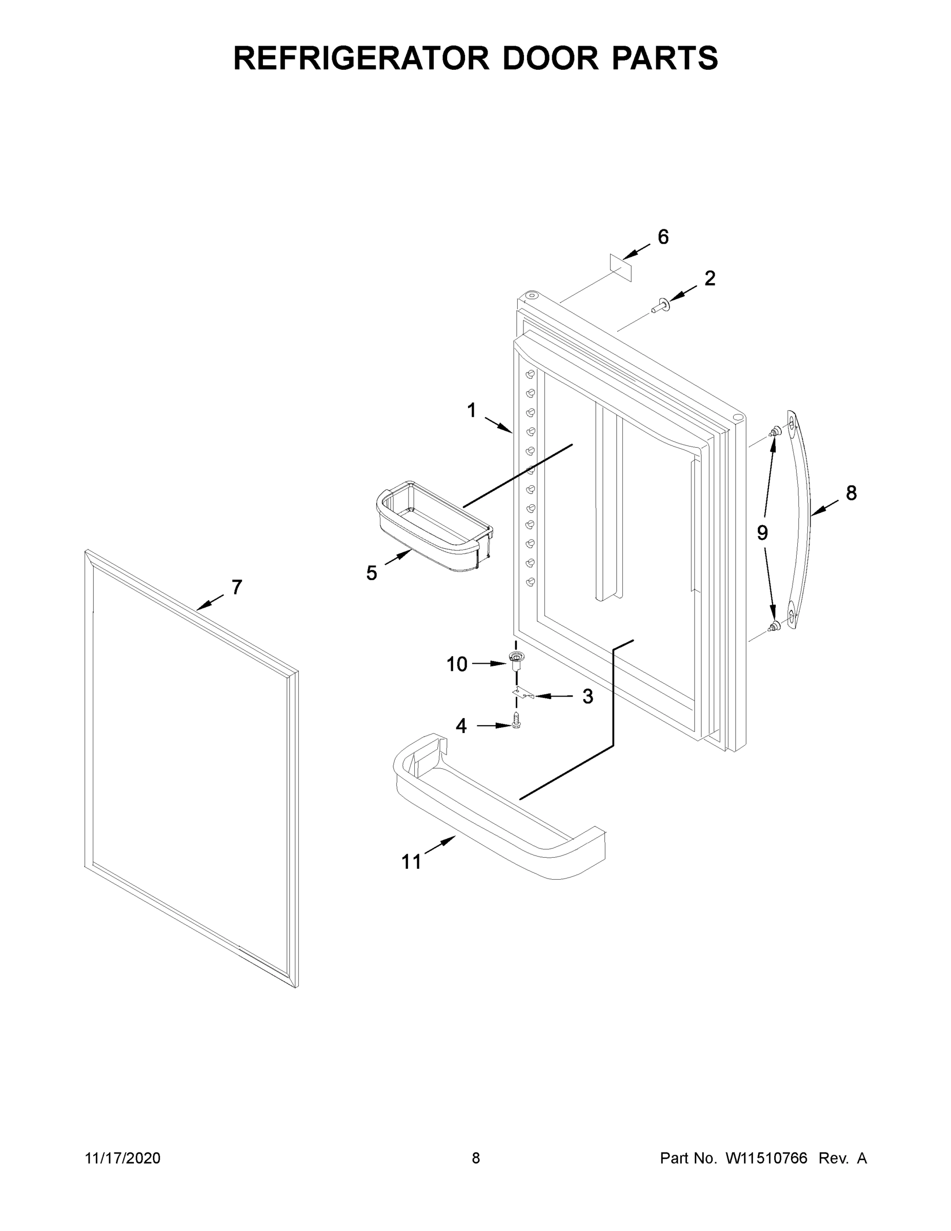 05 - REFRIGERATOR DOOR PARTS